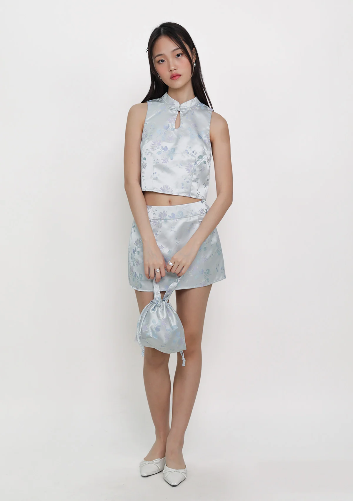 Liora Qipao Cropped Top (Jacquard) - Image 12
