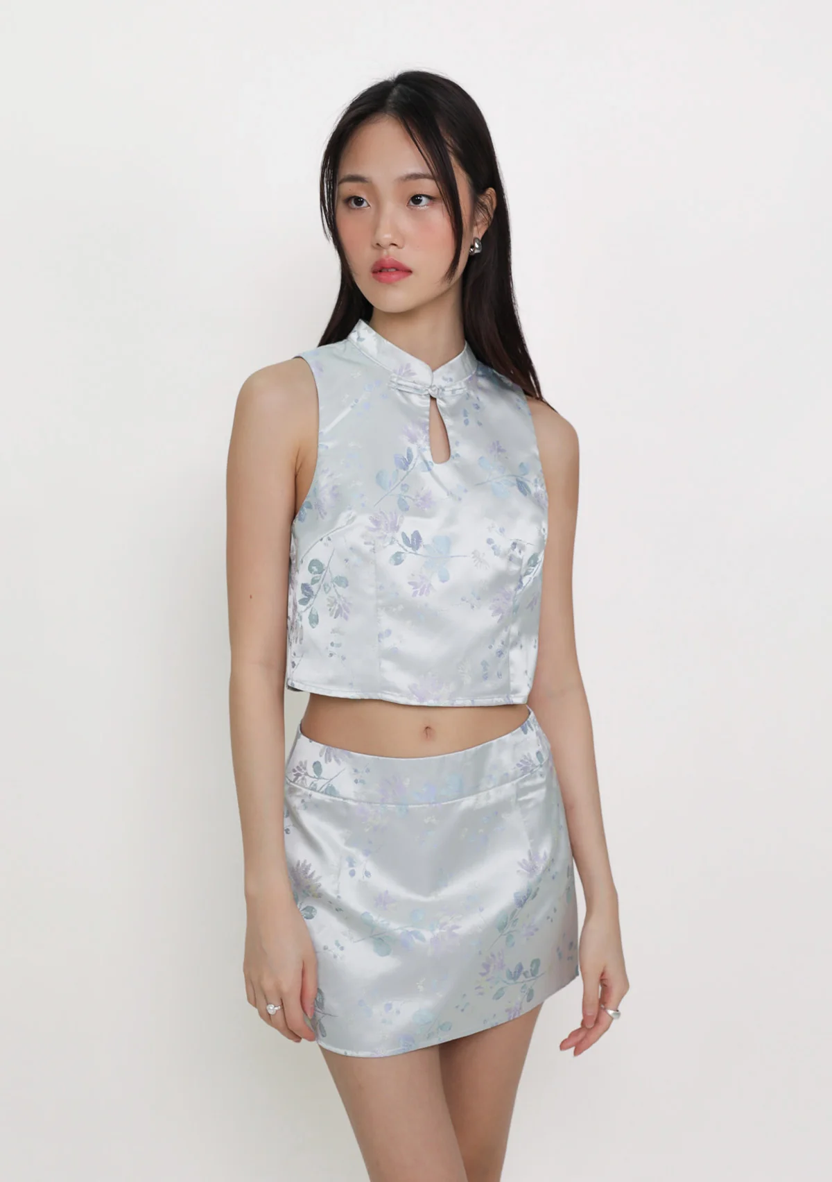 Liora Qipao Cropped Top (Jacquard) - Image 13