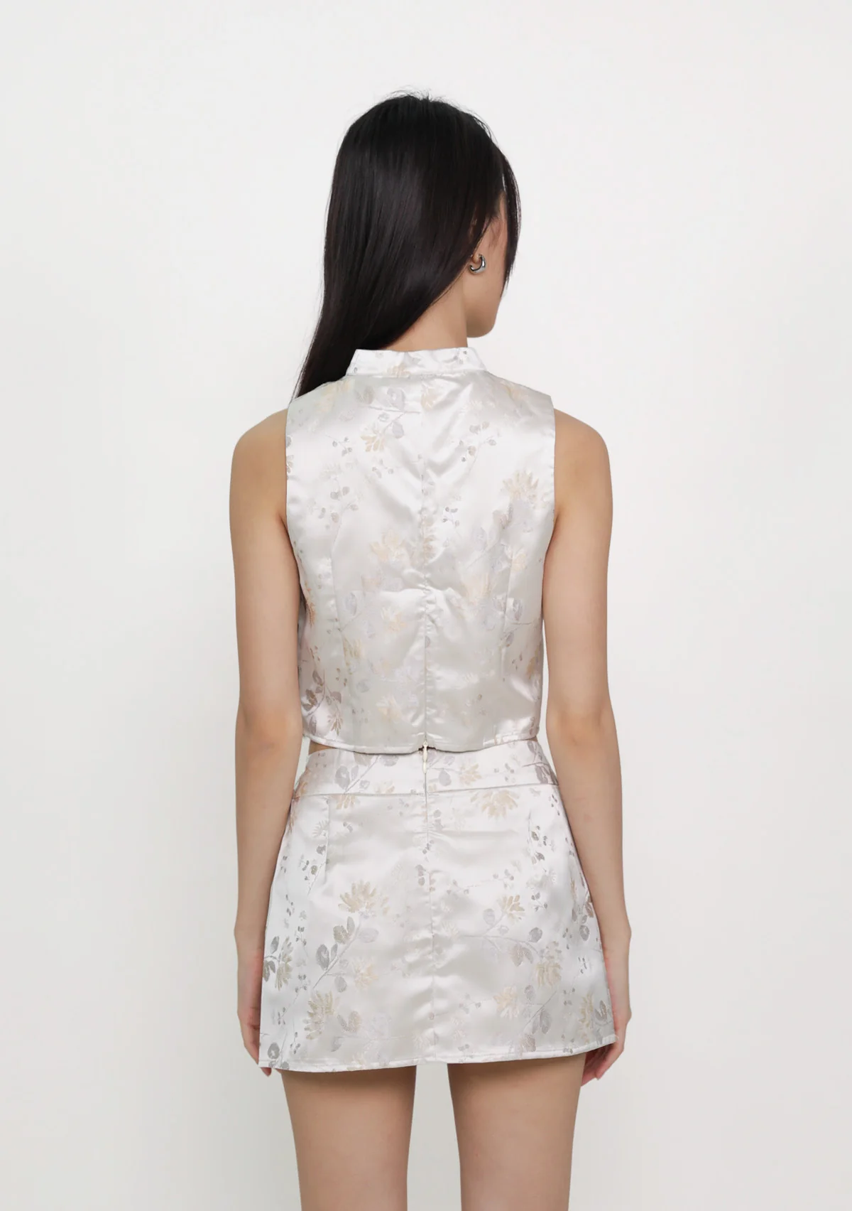 Liora Qipao Cropped Top (Jacquard) - Image 7