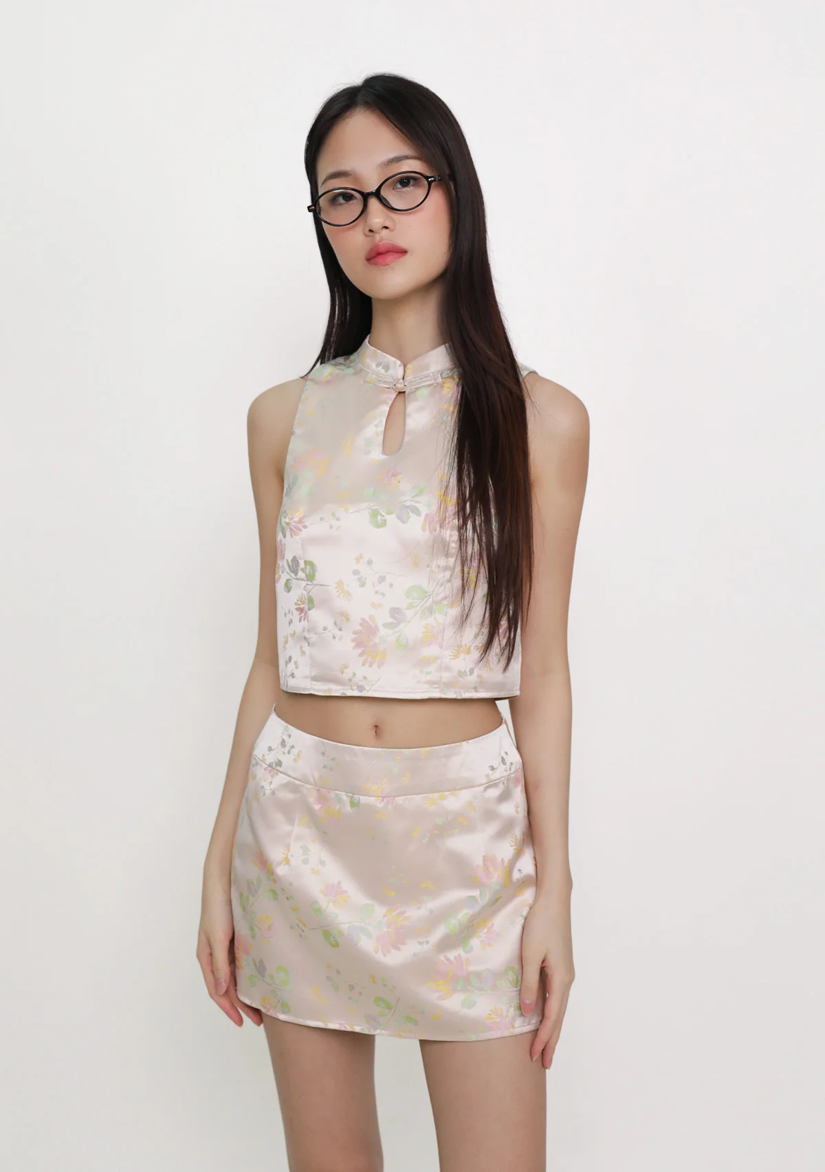Liora Qipao Cropped Top (Jacquard) - Image 8