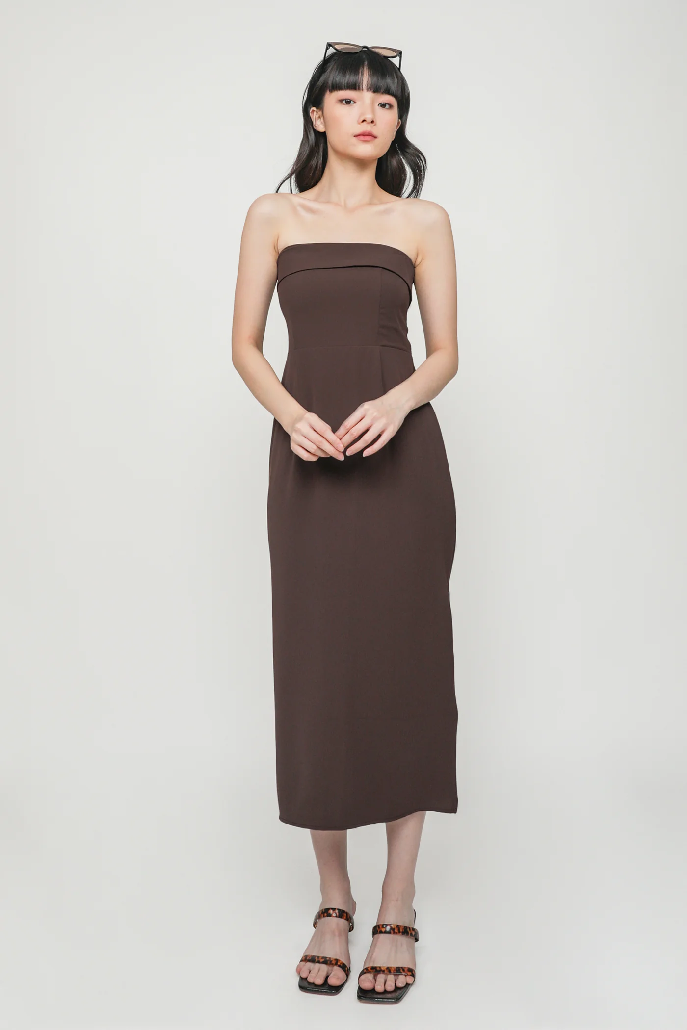 Lisse Tube Midi Dress - Image 13