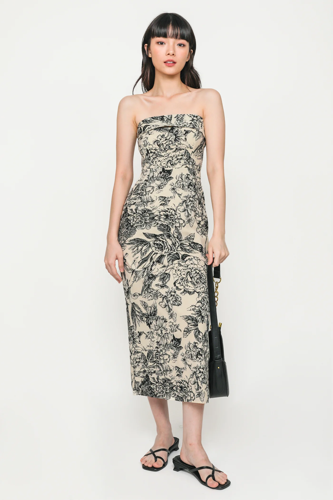 Lisse Tube Midi Dress - Image 15