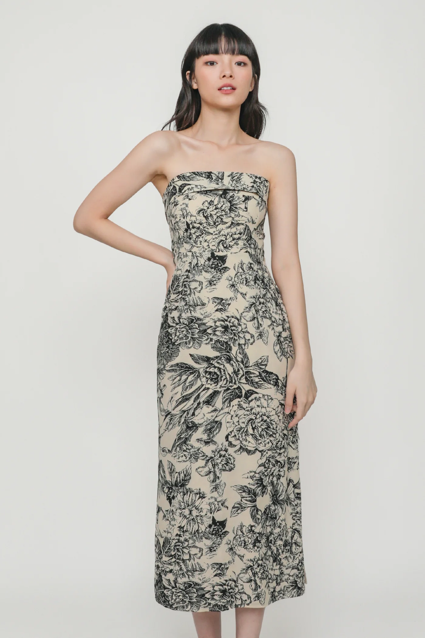 Lisse Tube Midi Dress - Image 19