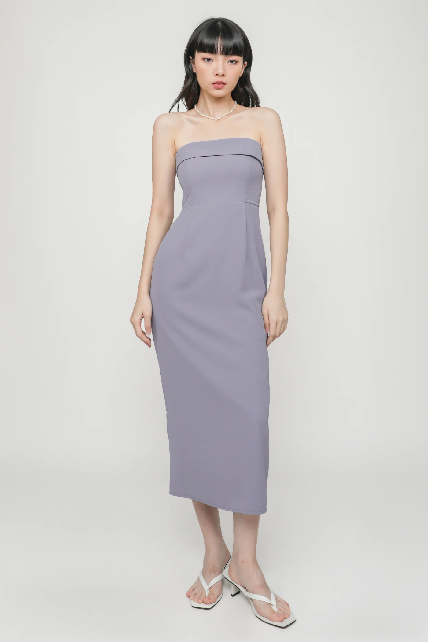 Lisse Tube Midi Dress - Image 2