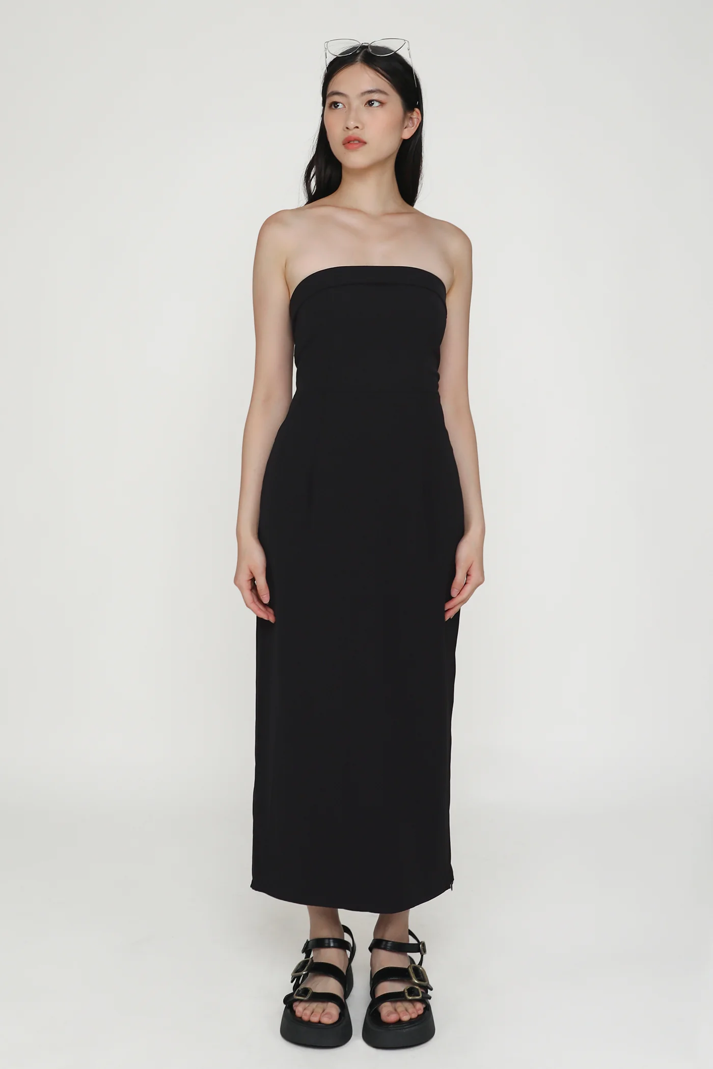 Lisse Tube Midi Dress - Image 26
