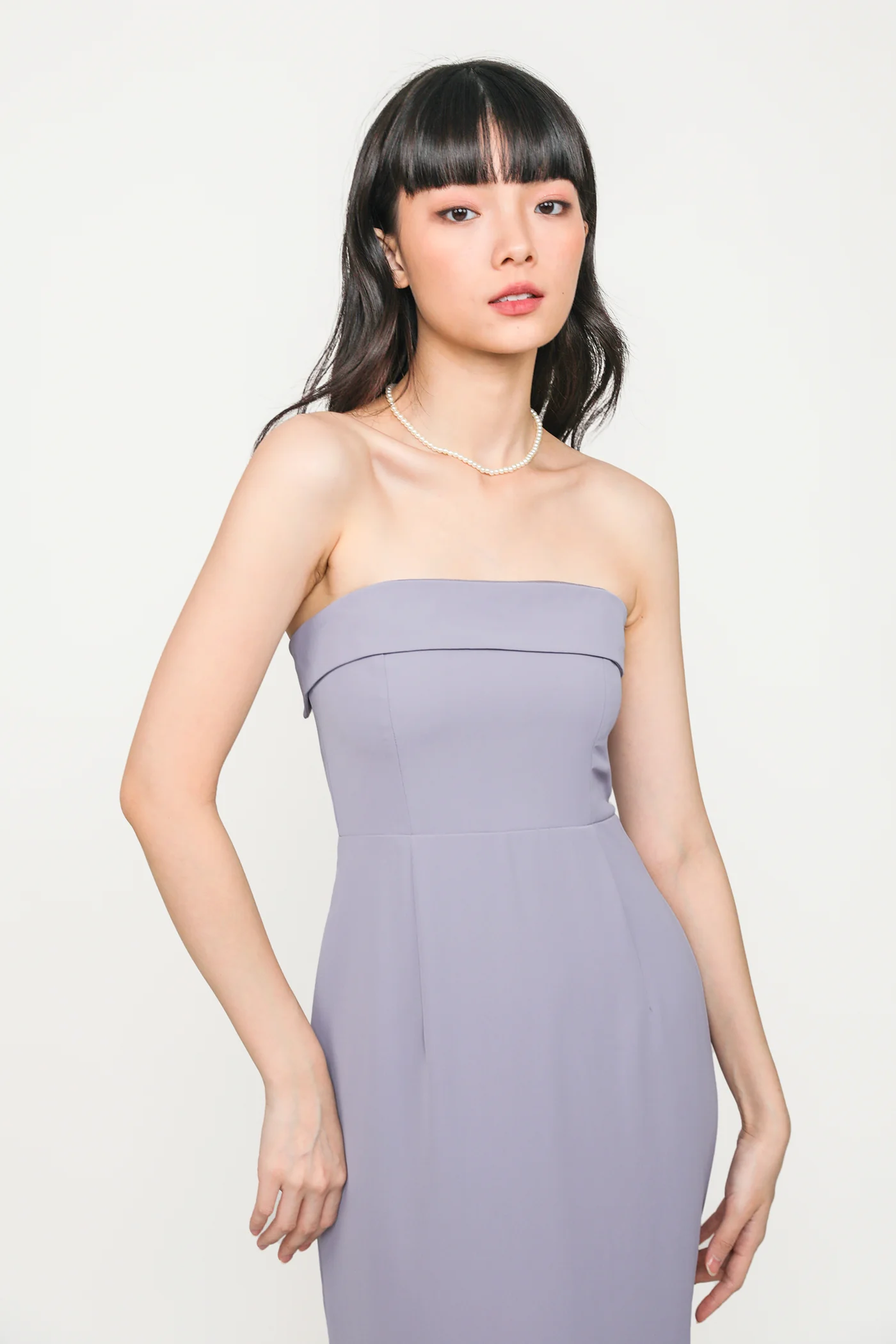 Lisse Tube Midi Dress - Image 3