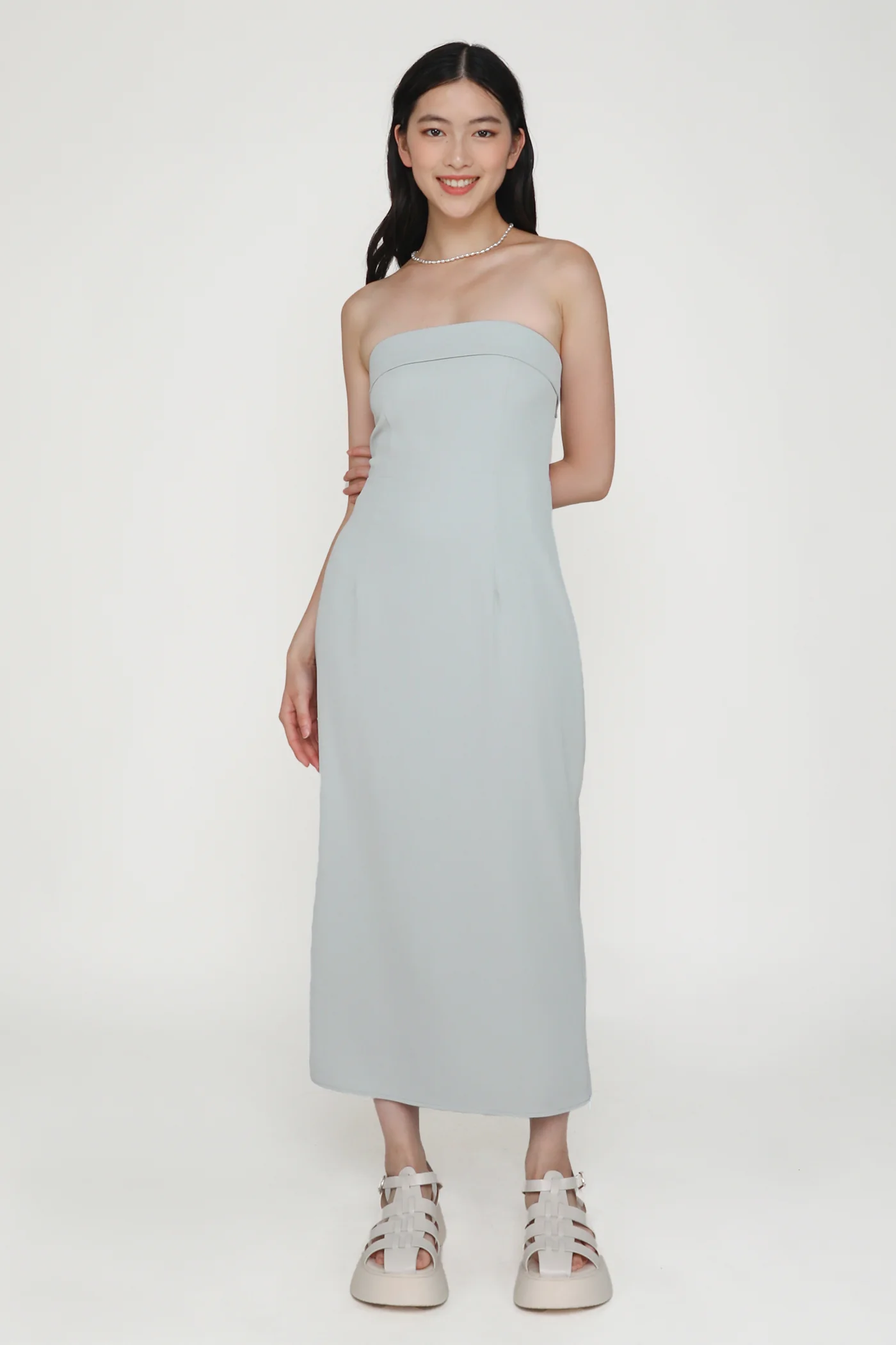 Lisse Tube Midi Dress - Image 35