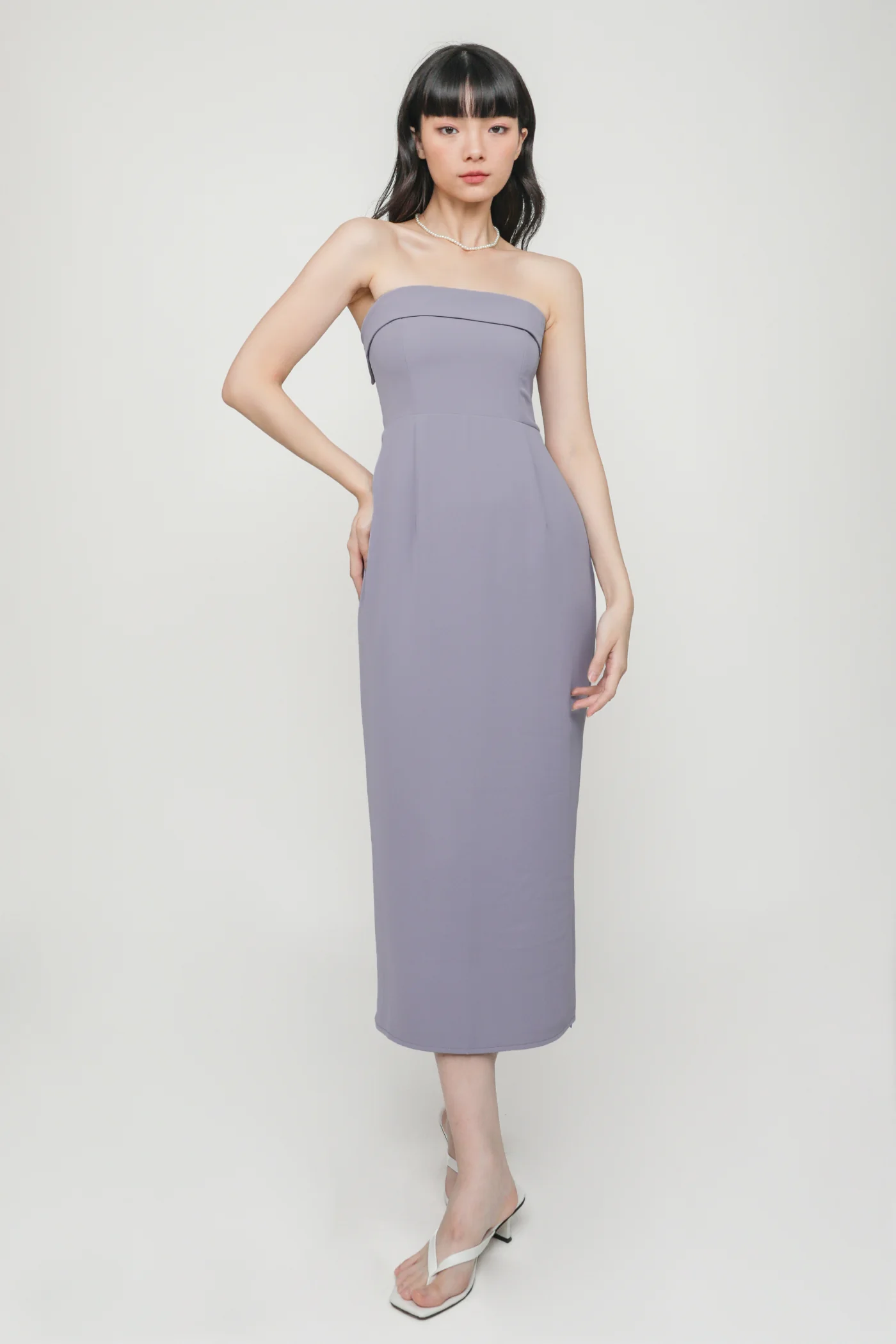 Lisse Tube Midi Dress - Image 6