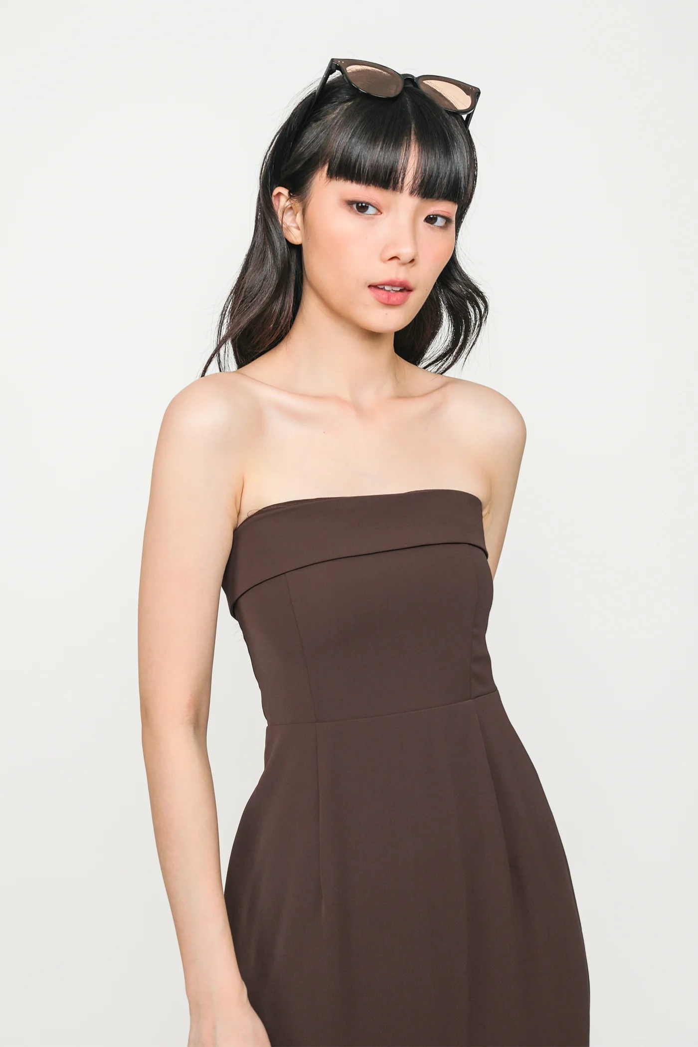 Lisse Tube Midi Dress - Image 9