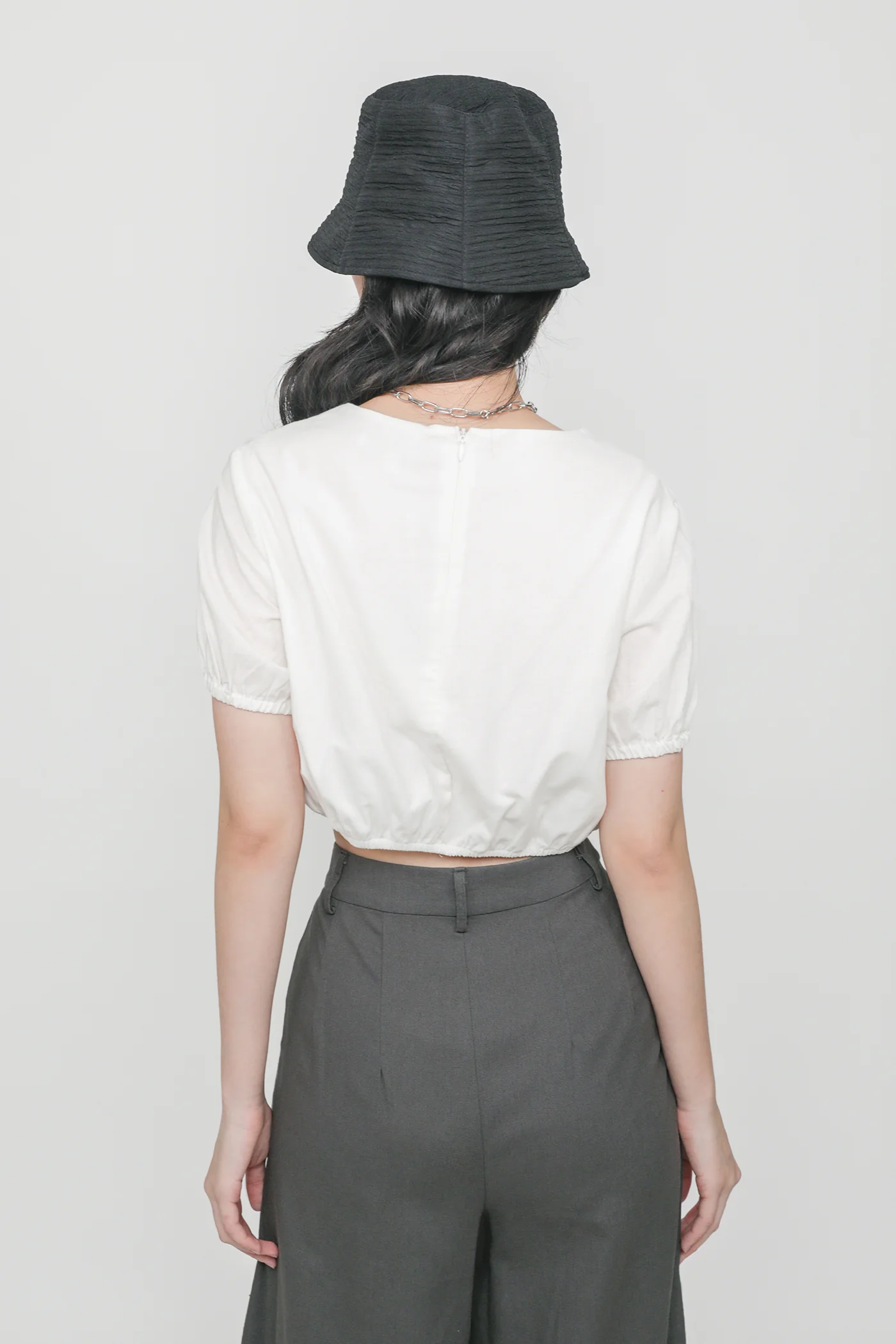 Liv Linen Puffy Sleeve Top - Image 14