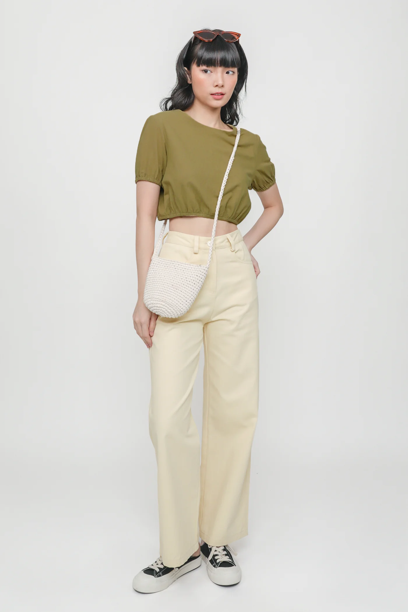Liv Linen Puffy Sleeve Top - Image 23