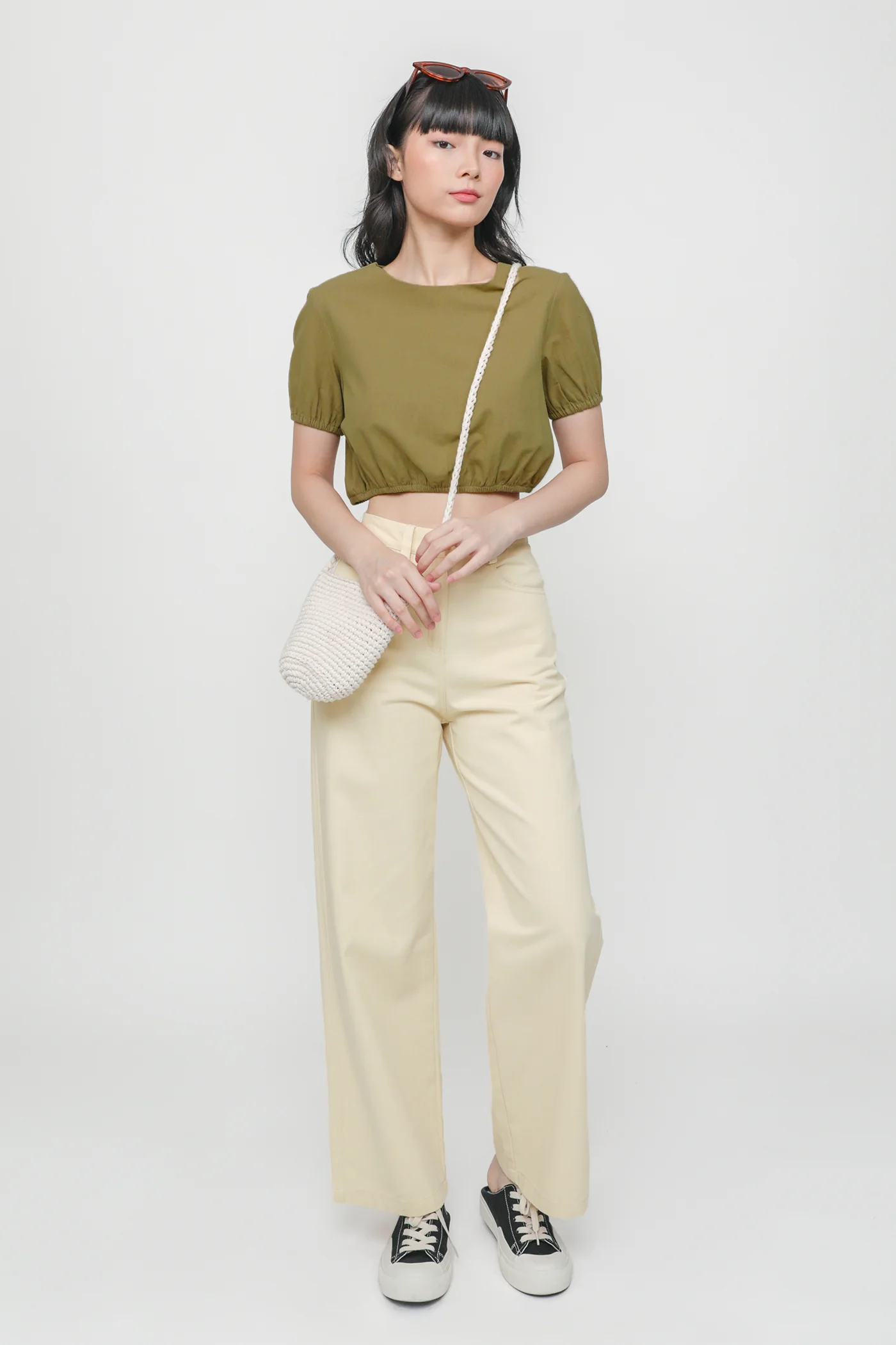 Liv Linen Puffy Sleeve Top - Image 24