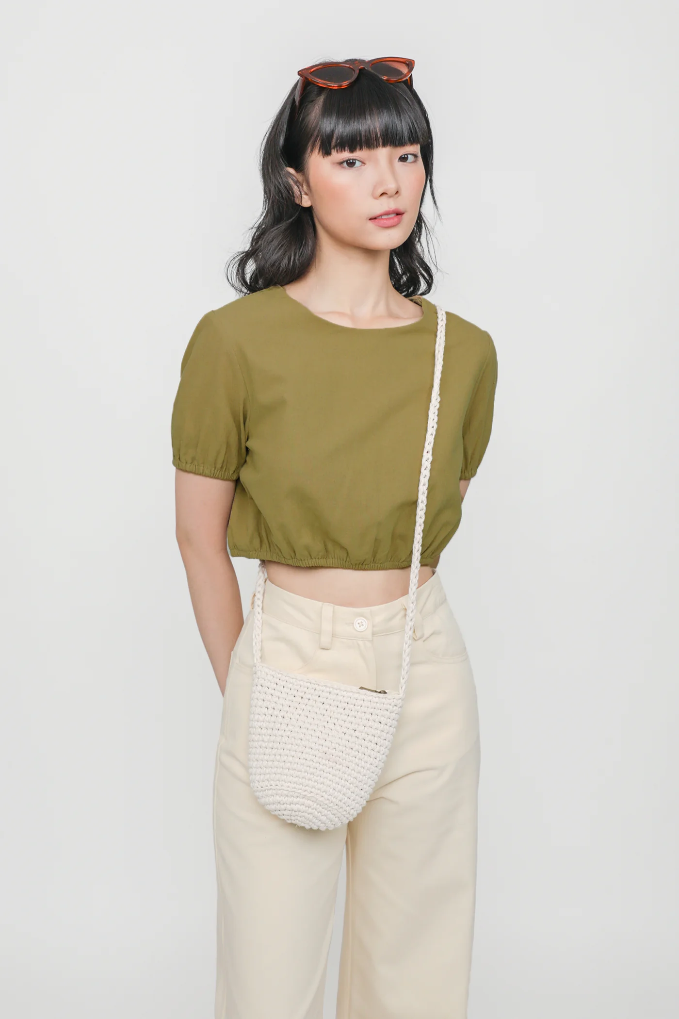 Liv Linen Puffy Sleeve Top - Image 26