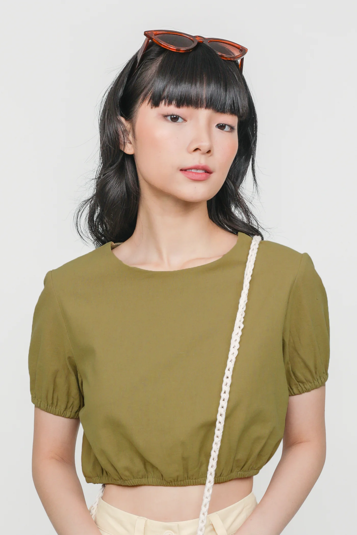 Liv Linen Puffy Sleeve Top - Image 28