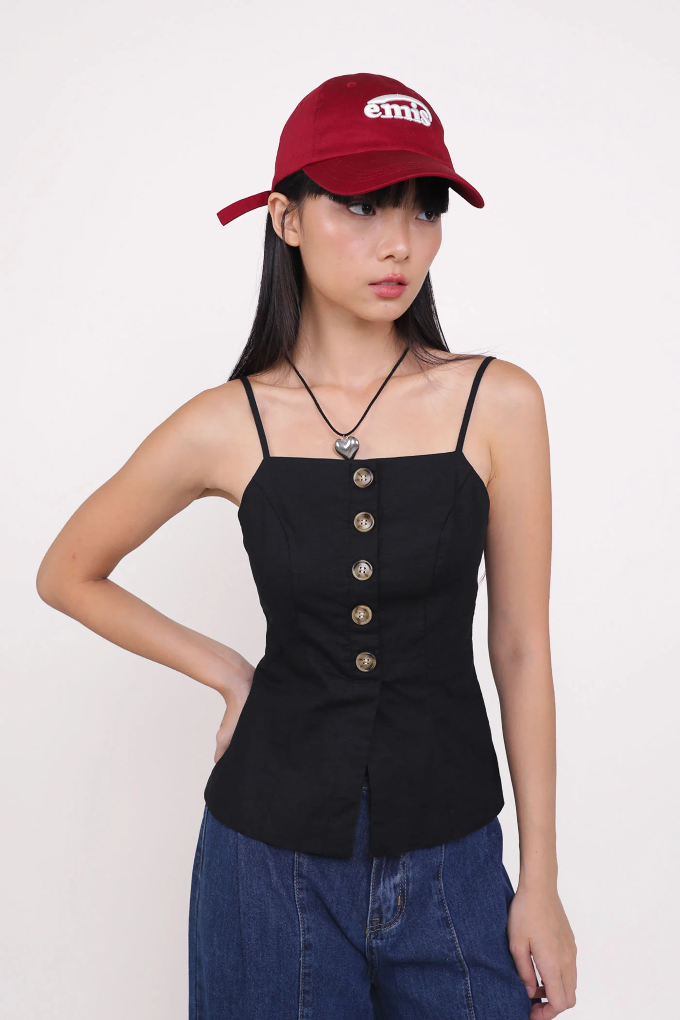Lolla Button Down Linen Top - Image 5