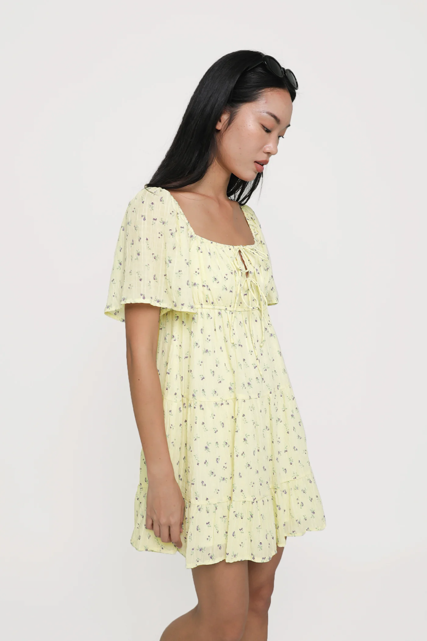 Loreine Flare Sleeve Dress - Image 5