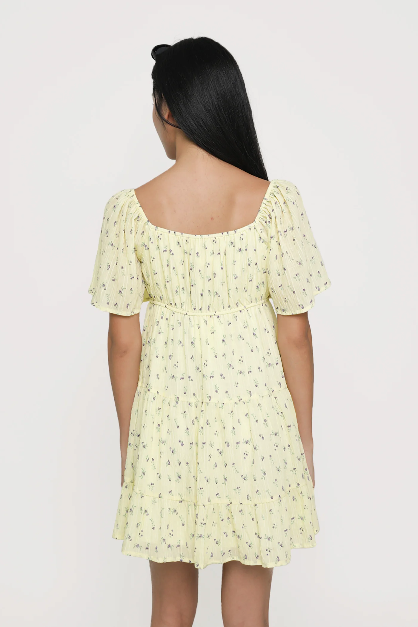 Loreine Flare Sleeve Dress - Image 7
