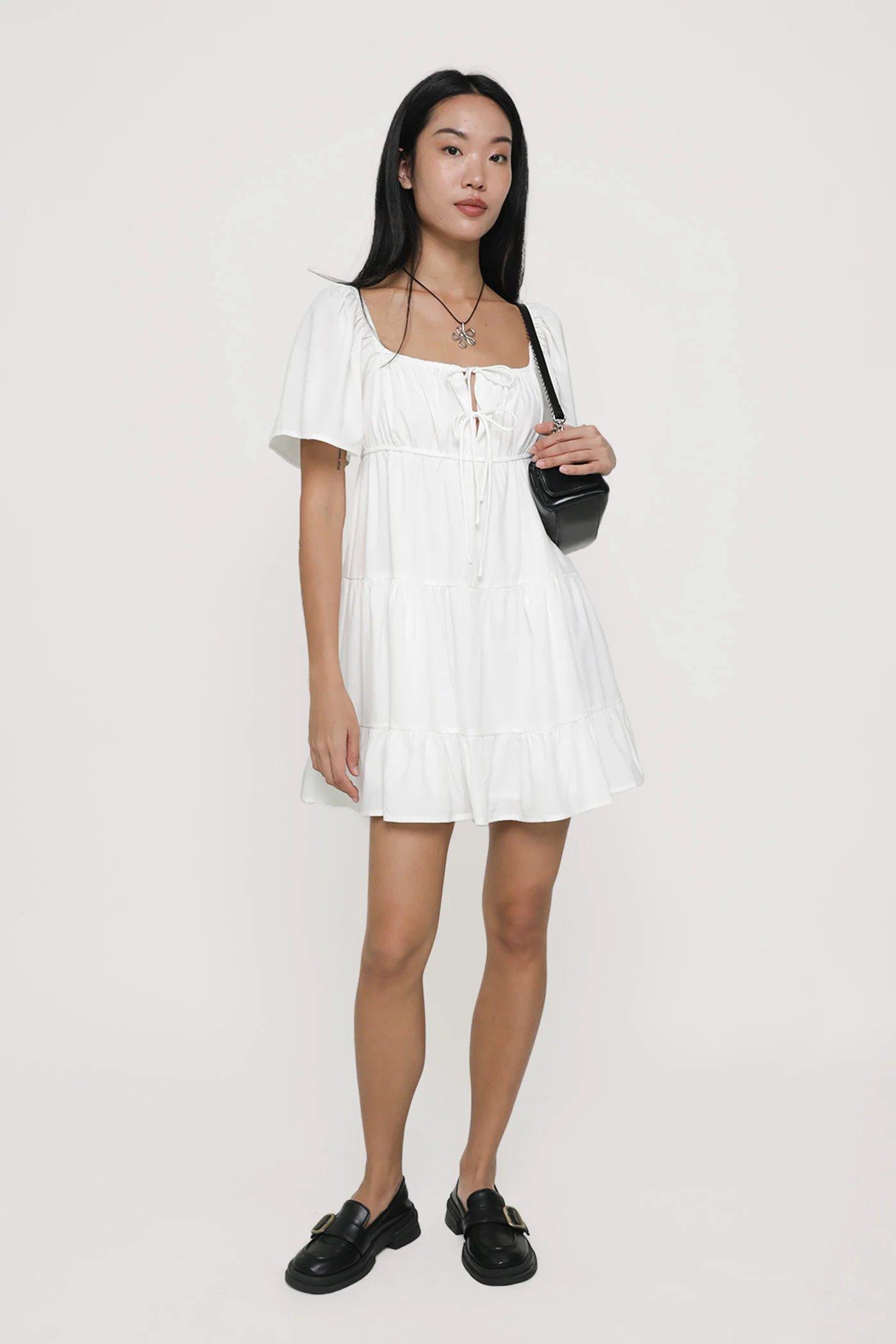 Loreine Flare Sleeve Dress - Image 9