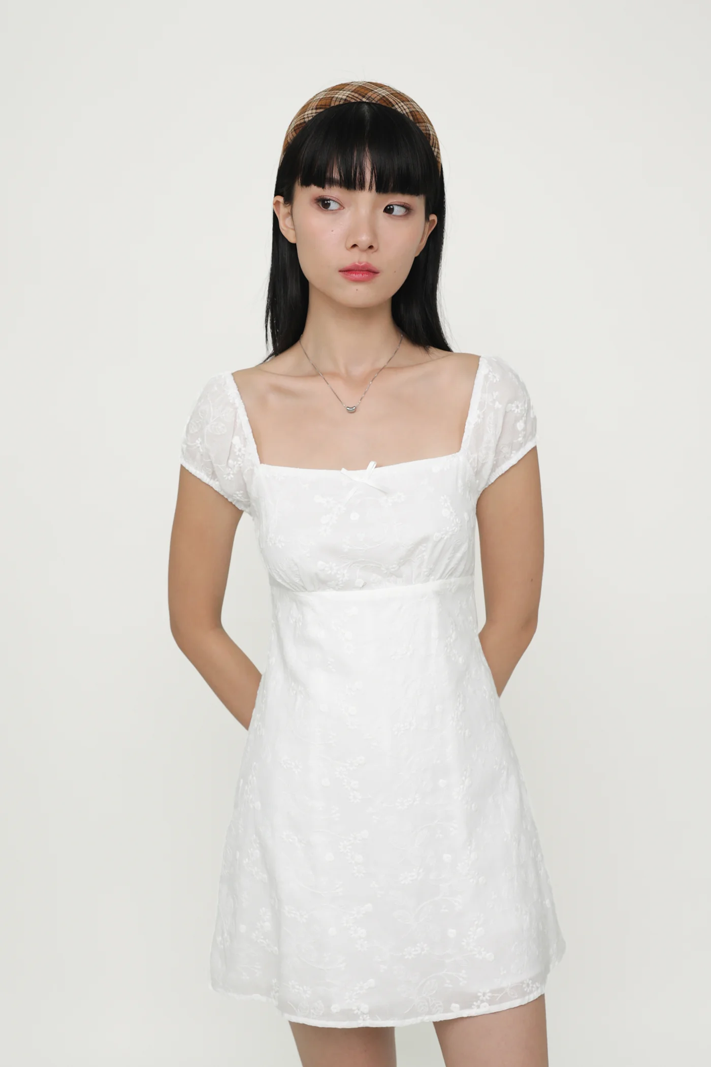 Lovelle Eyelet Sleeve Romper - Image 2