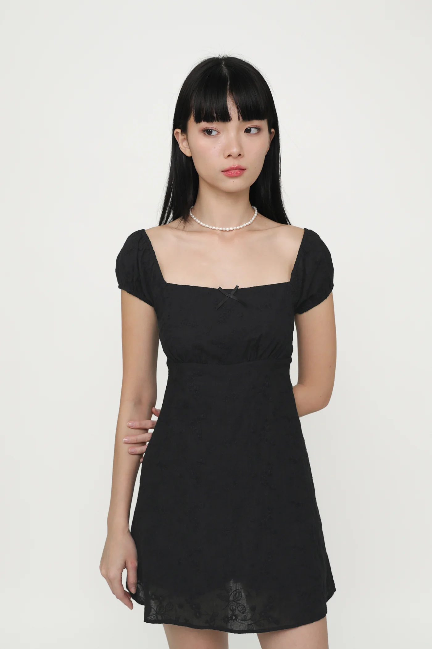 Lovelle Eyelet Sleeve Romper - Image 8