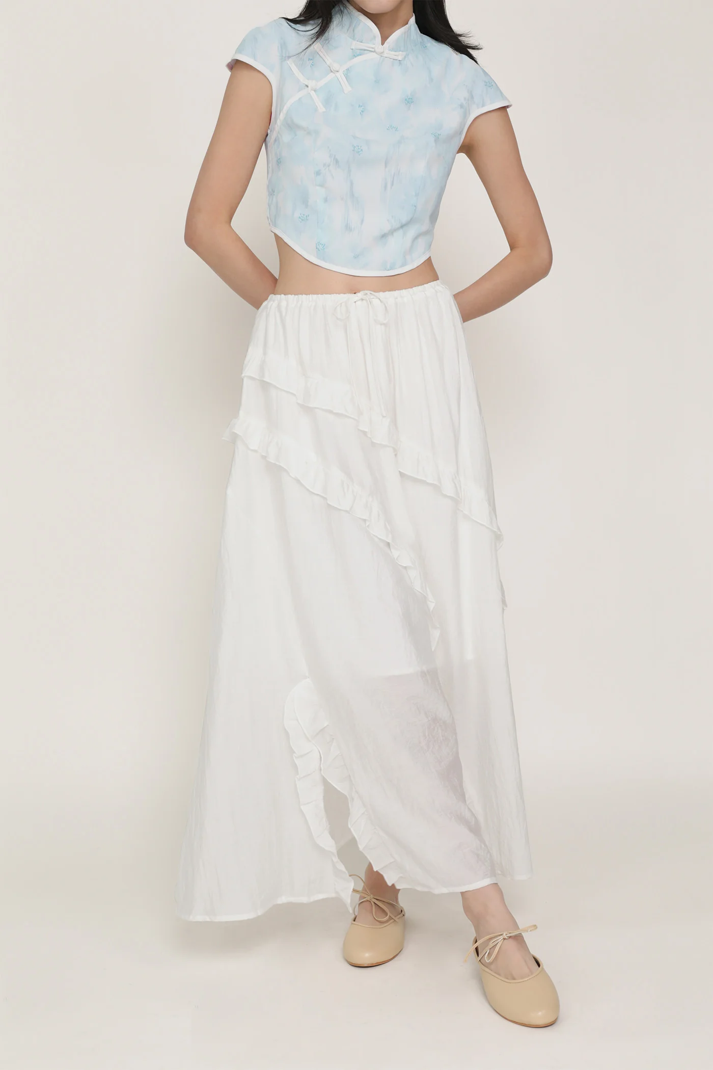 Luceia Ruffles Maxi Skirt - Image 12