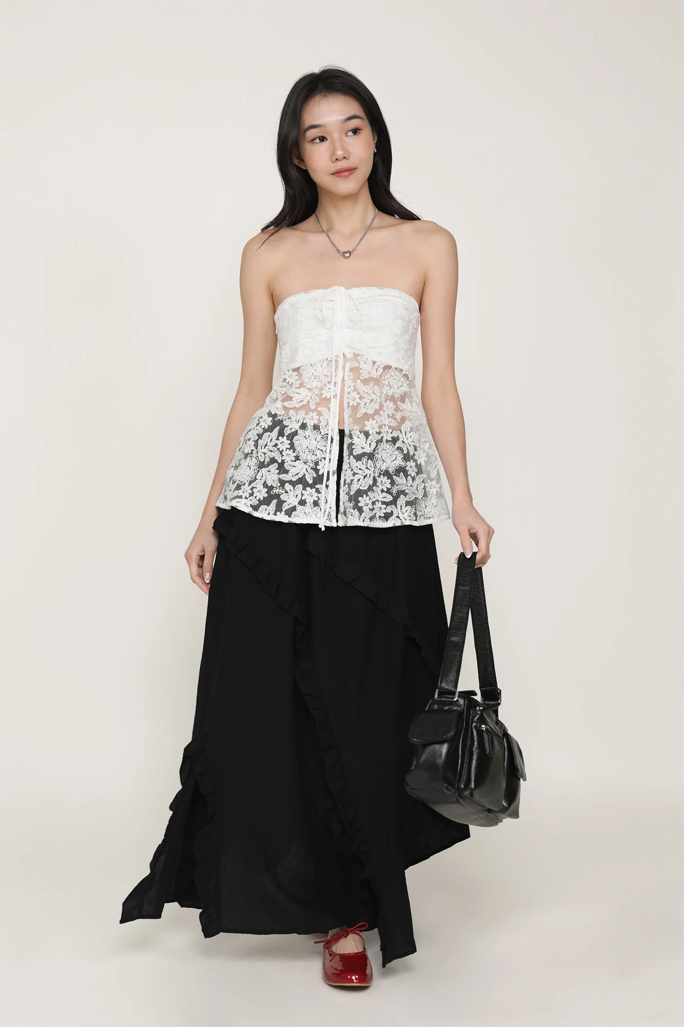 Luceia Ruffles Maxi Skirt - Image 15