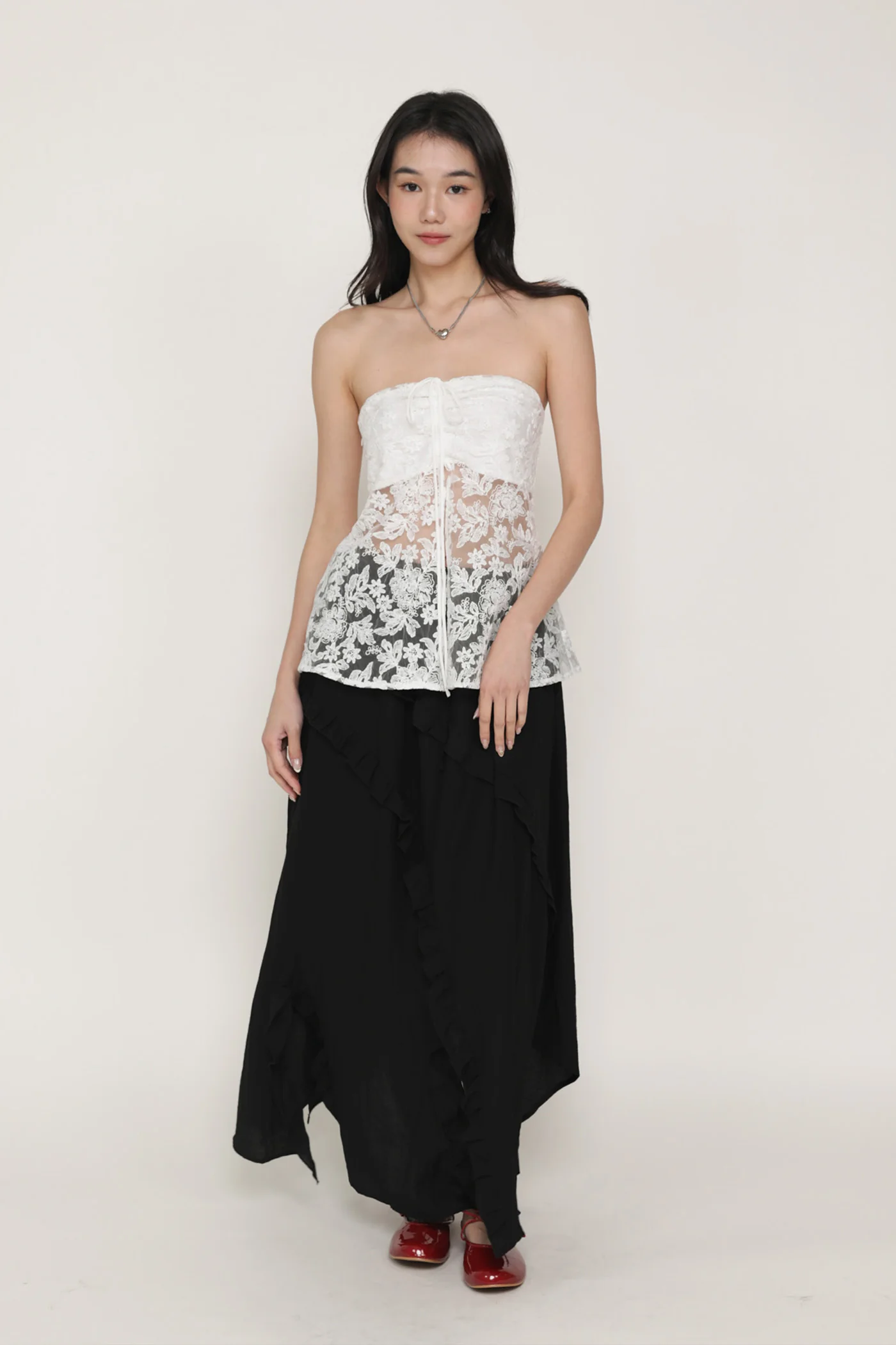 Luceia Ruffles Maxi Skirt - Image 16