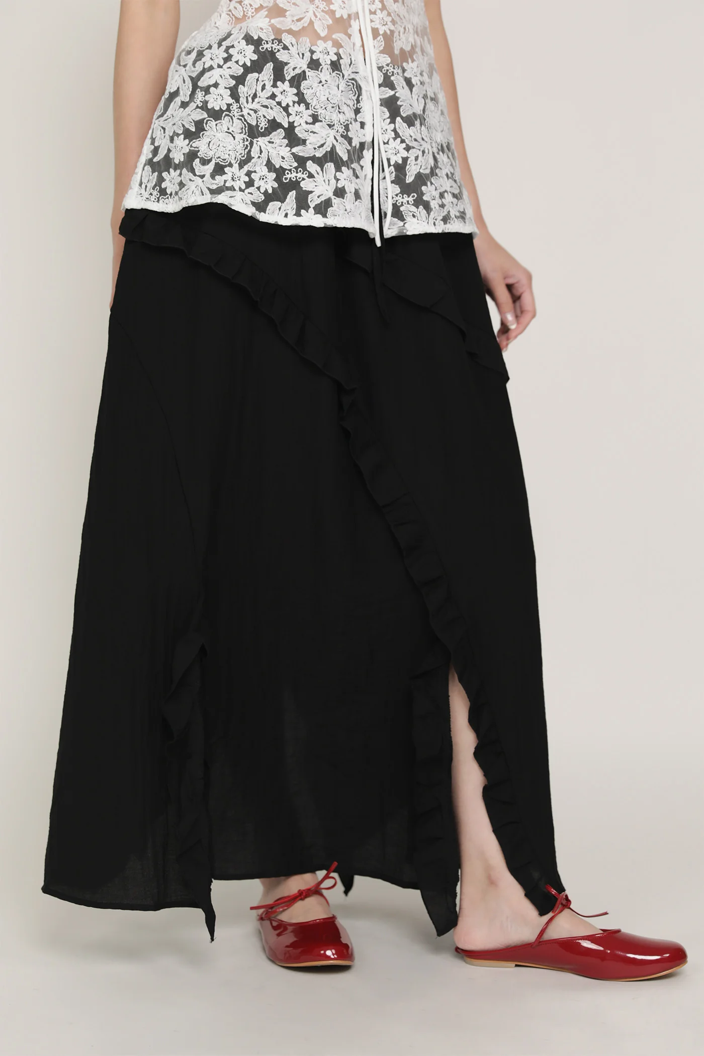 Luceia Ruffles Maxi Skirt - Image 18