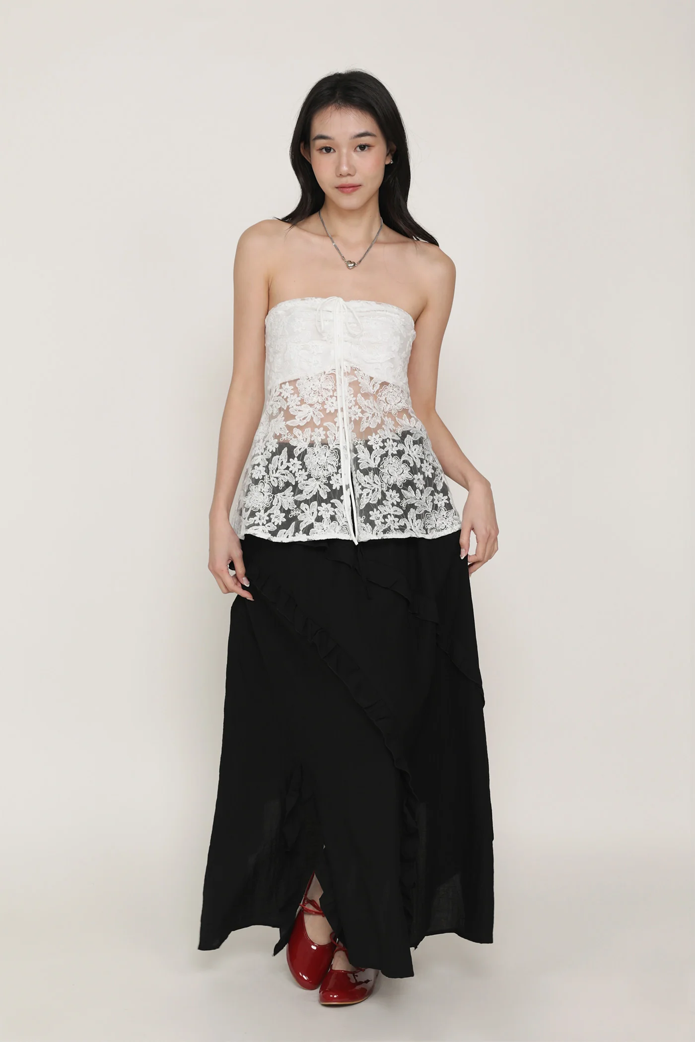Luceia Ruffles Maxi Skirt - Image 20