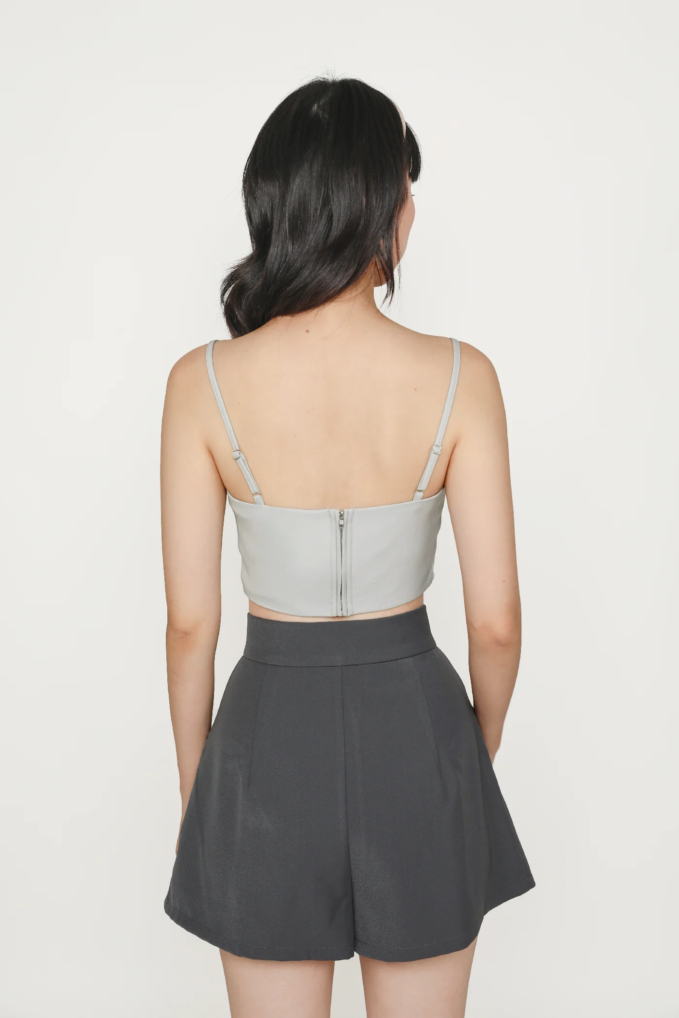 Luisa Ruched Crop Spag Top - Image 14