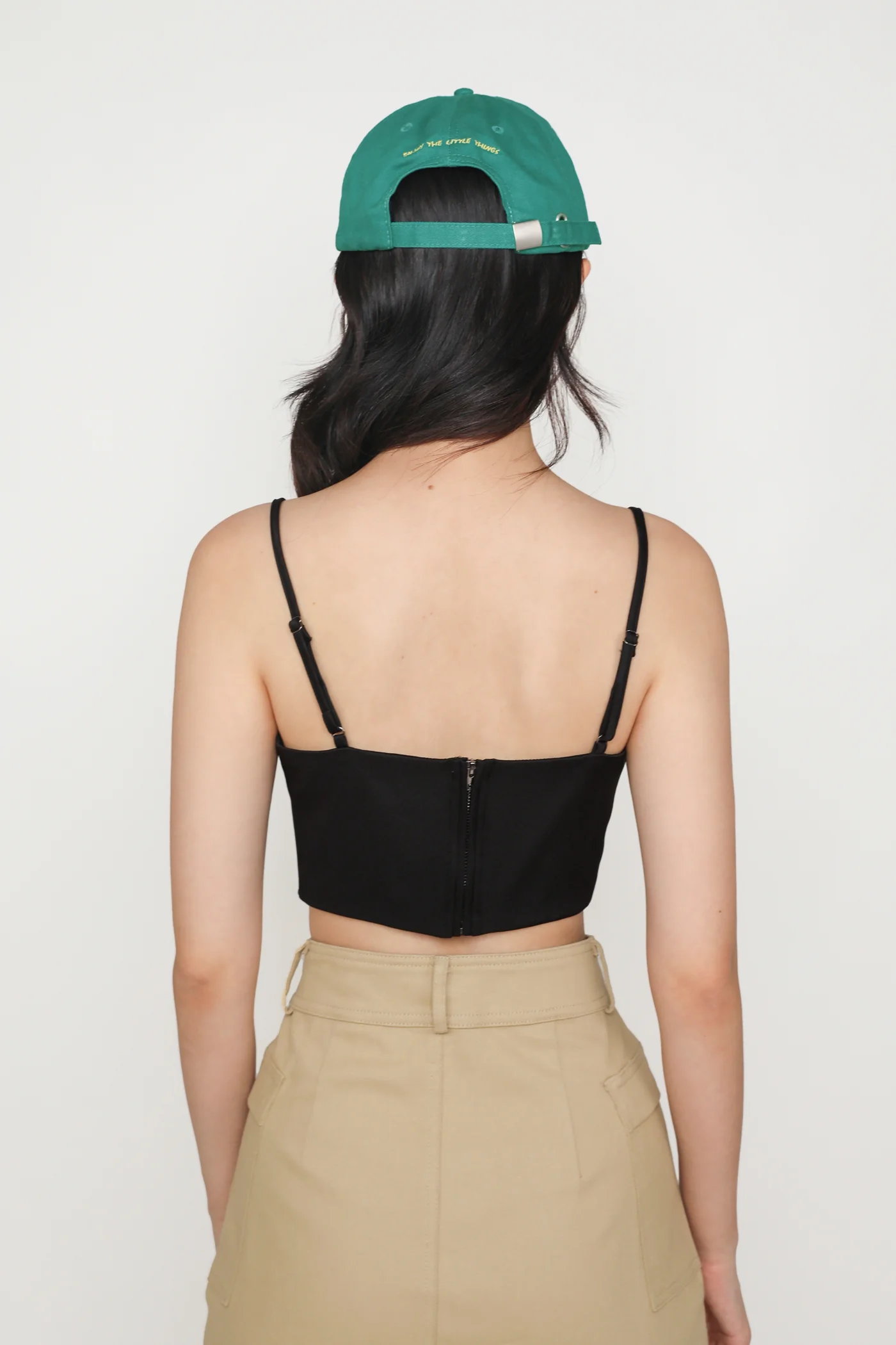 Luisa Ruched Crop Spag Top - Image 21
