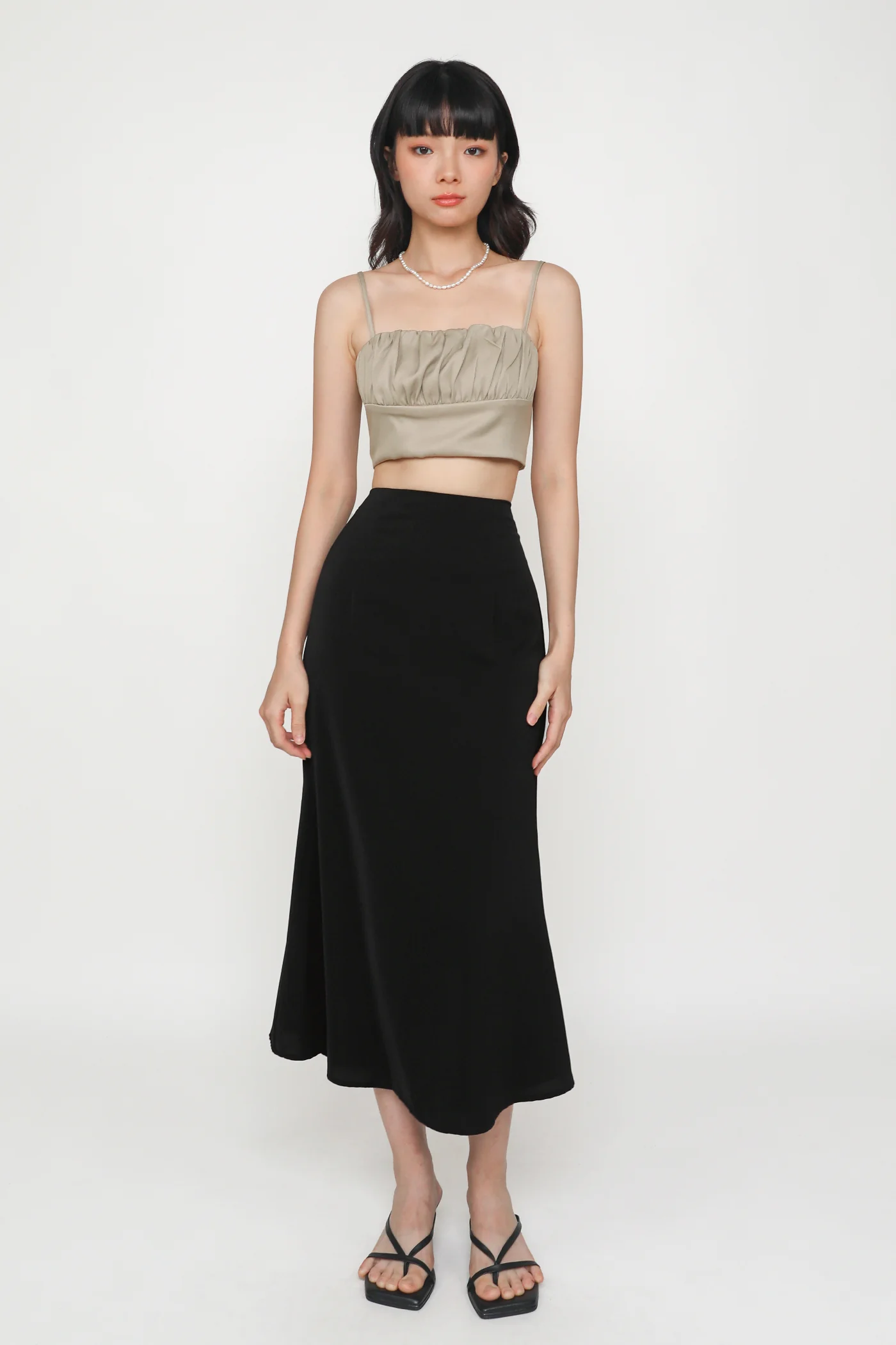 Luisa Ruched Crop Spag Top - Image 22