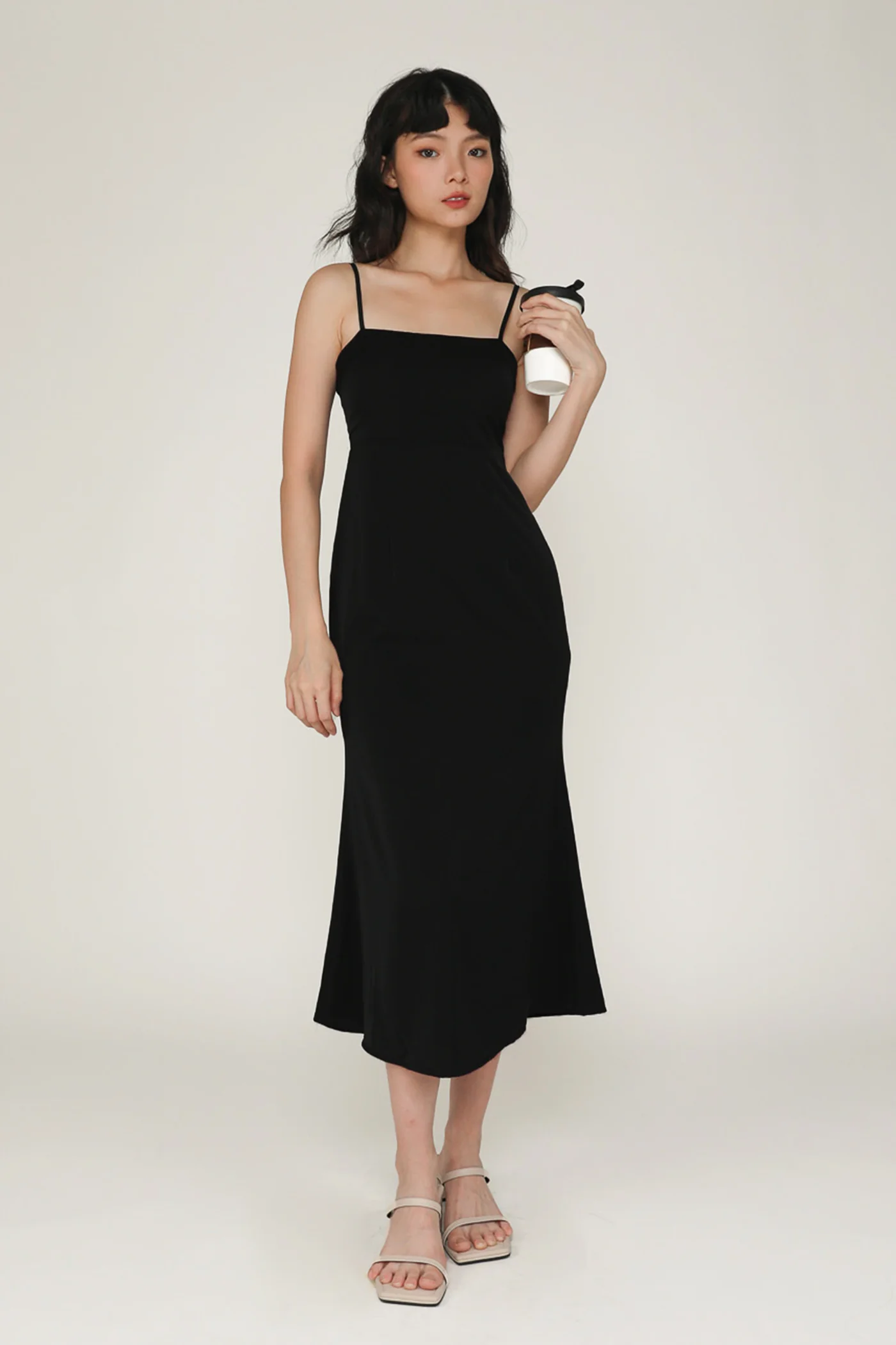 Luiza Padded Midi Dress