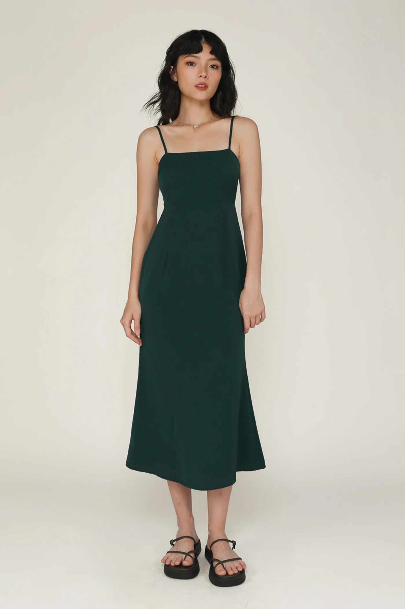 Luiza Padded Midi Dress - Image 13