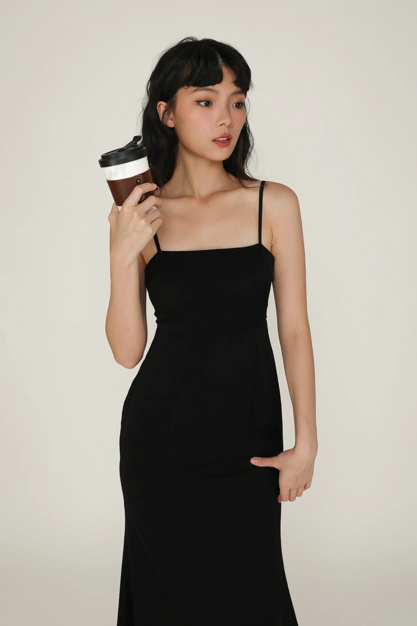 Luiza Padded Midi Dress - Image 2