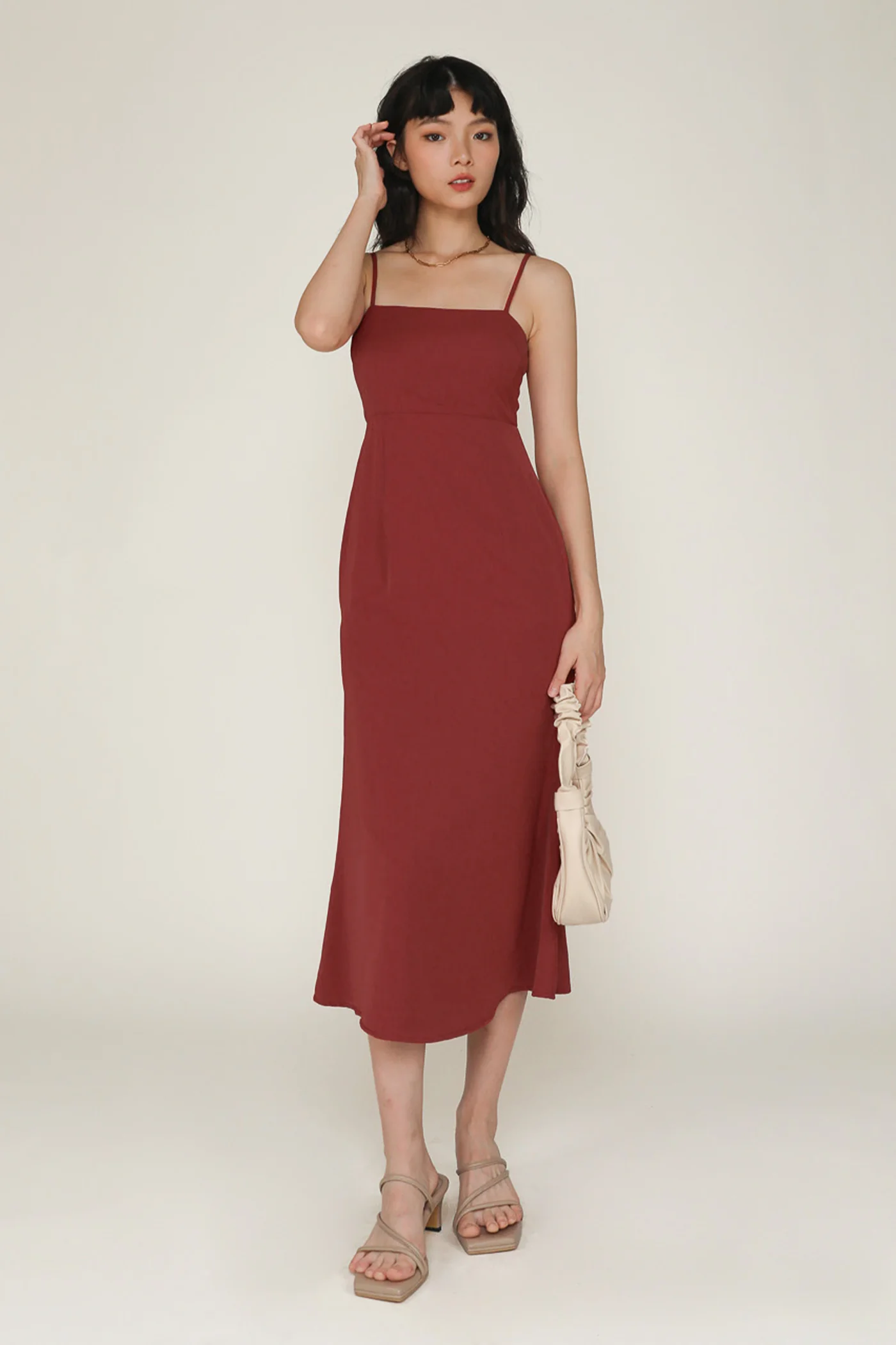 Luiza Padded Midi Dress - Image 20