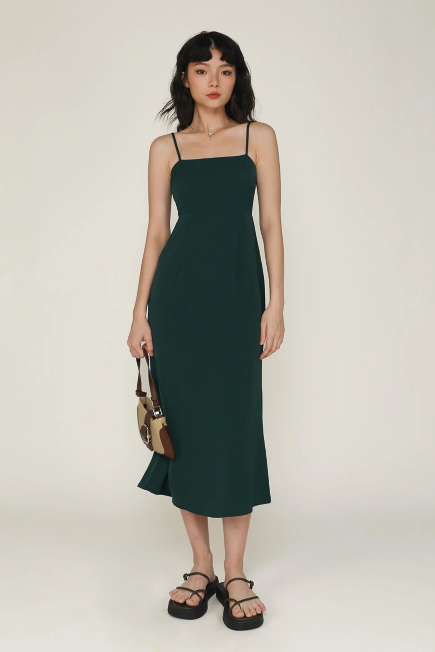 Luiza Padded Midi Dress - Image 8