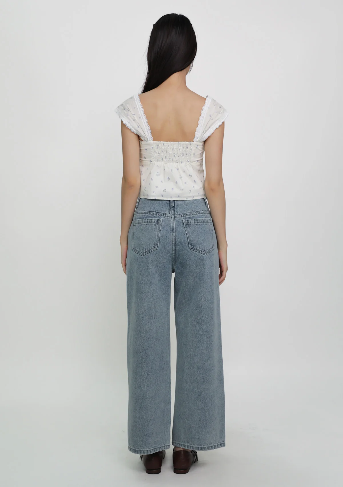 Luka Frayed Waist Denim Jeans - Image 6