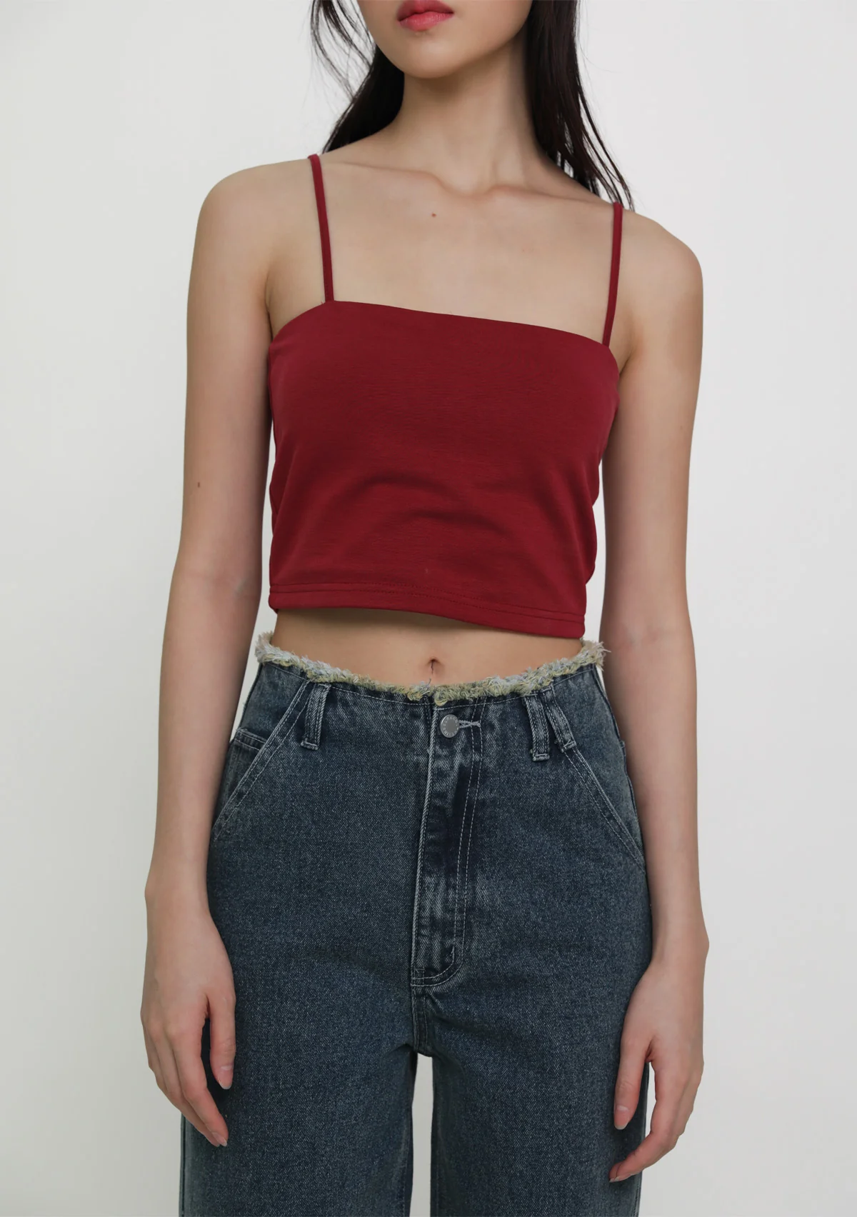 Luka Frayed Waist Denim Jeans - Image 7