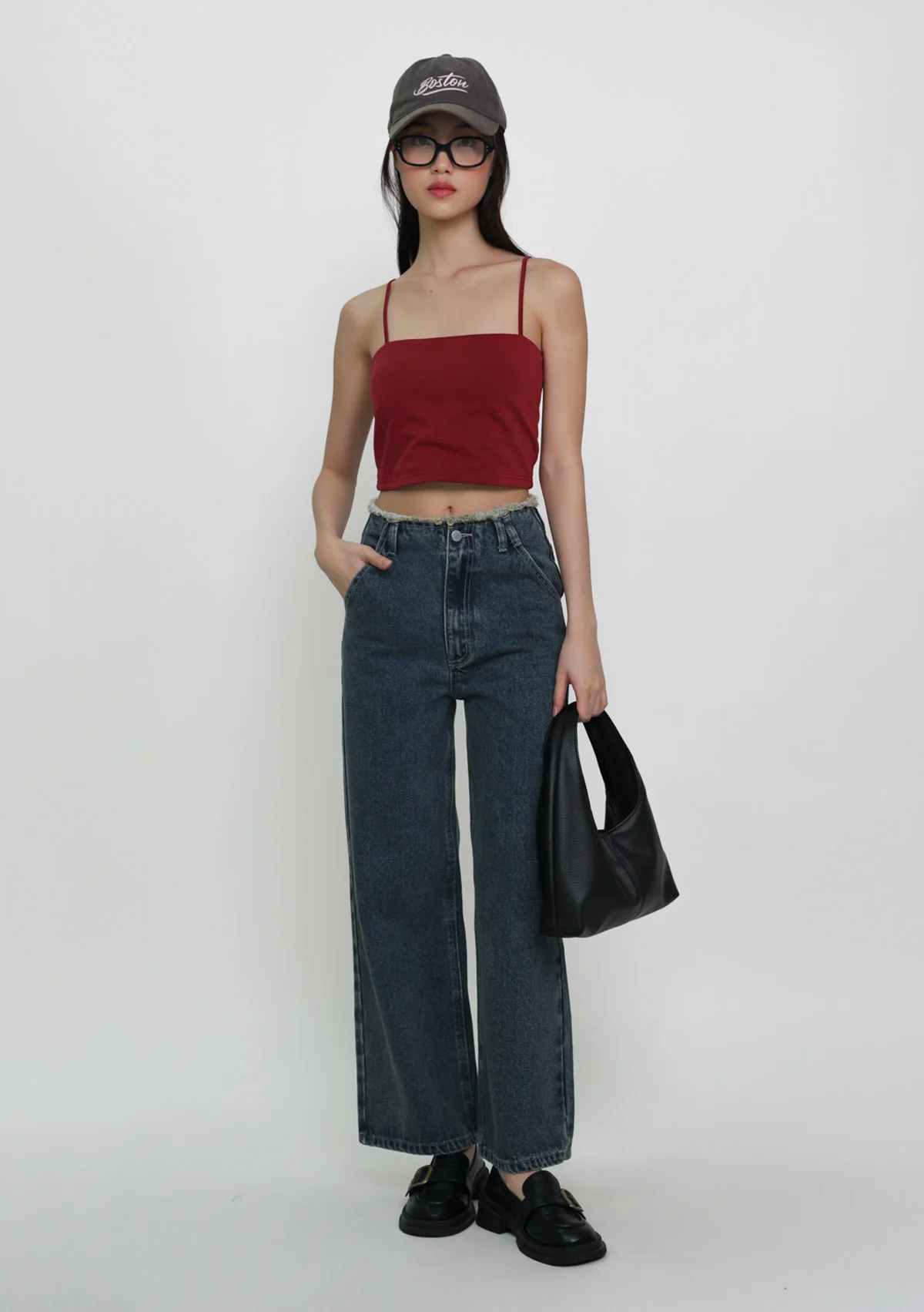 Luka Frayed Waist Denim Jeans - Image 9