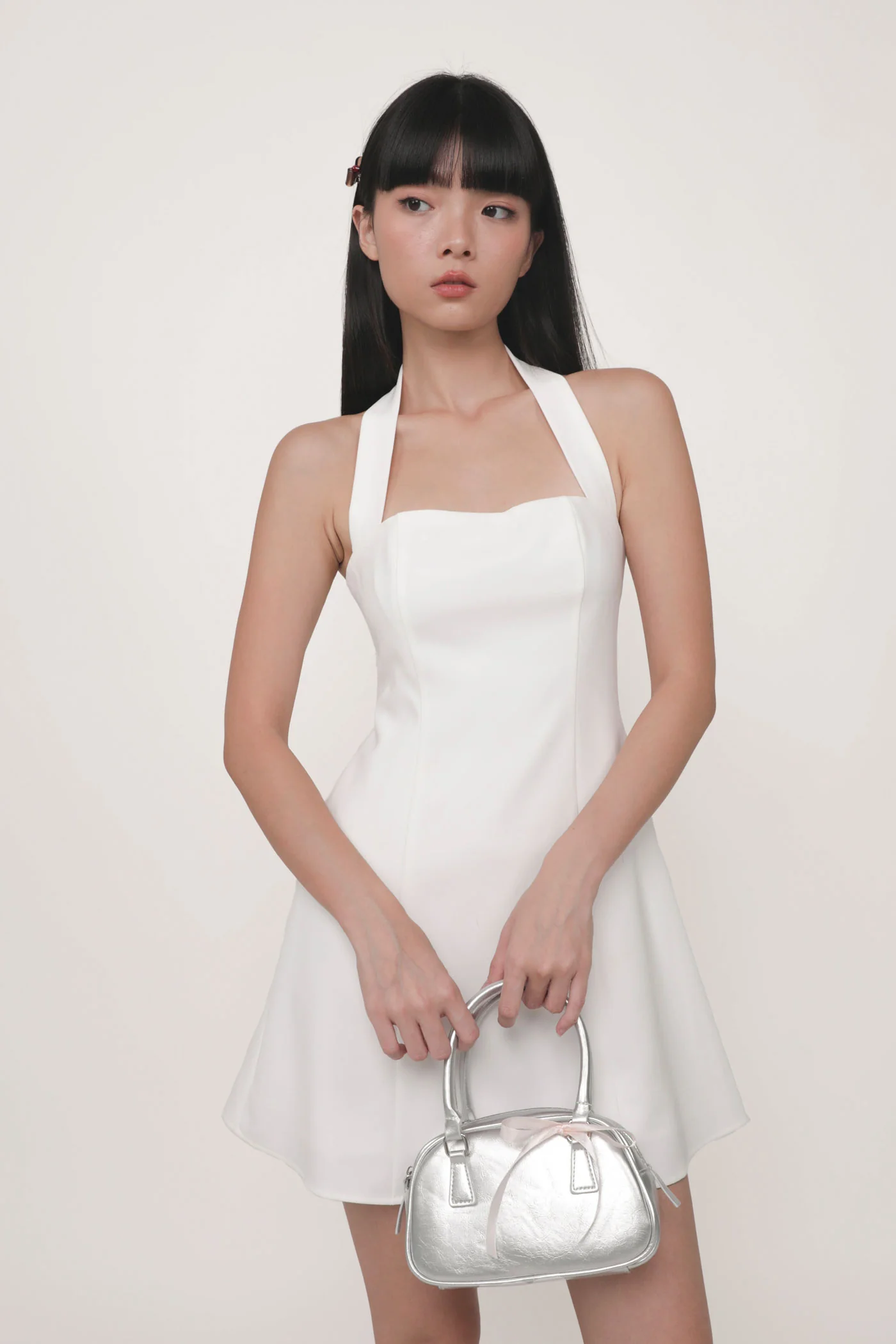 Lynette Halter Flare Dress - Image 12