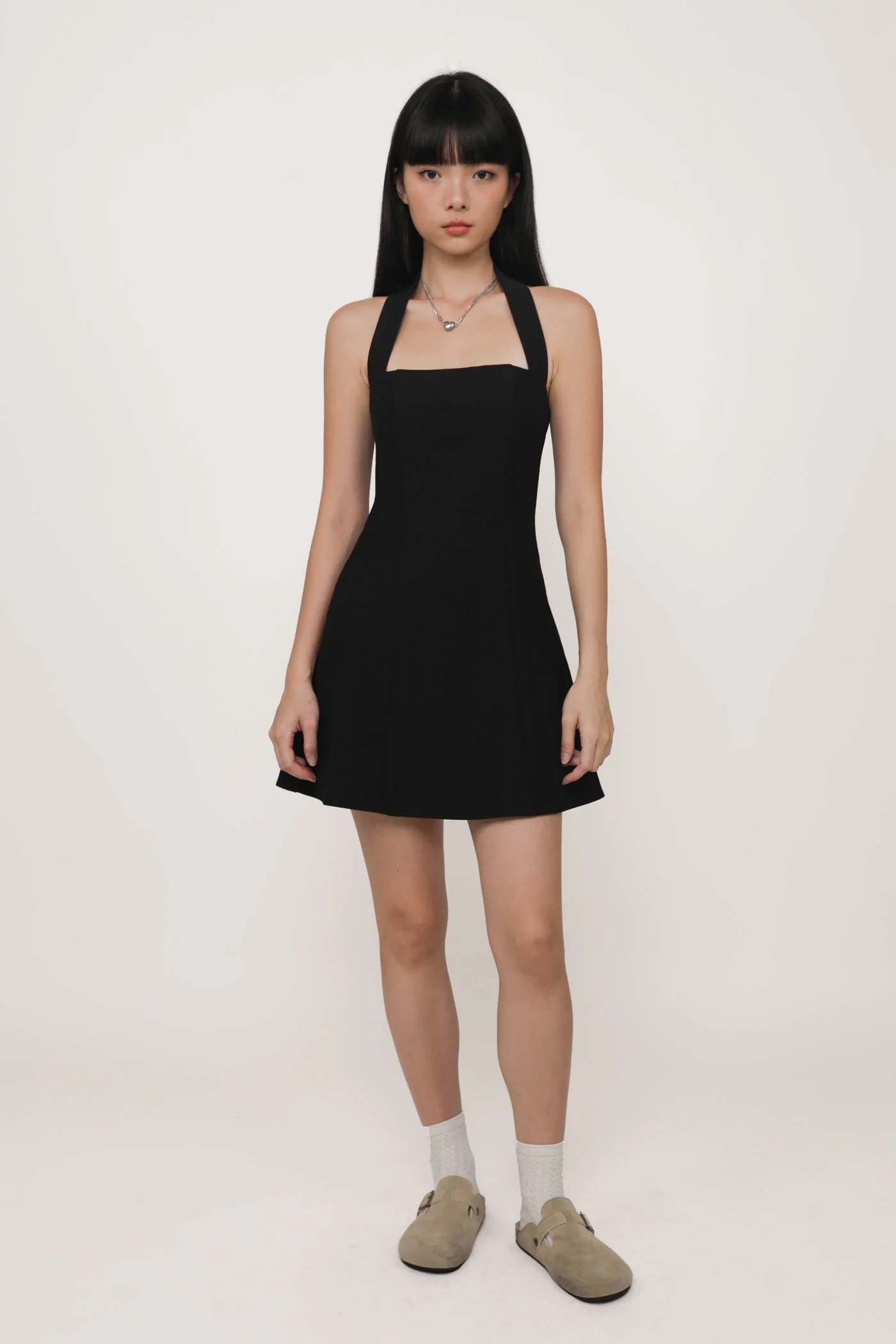 Lynette Halter Flare Dress - Image 2