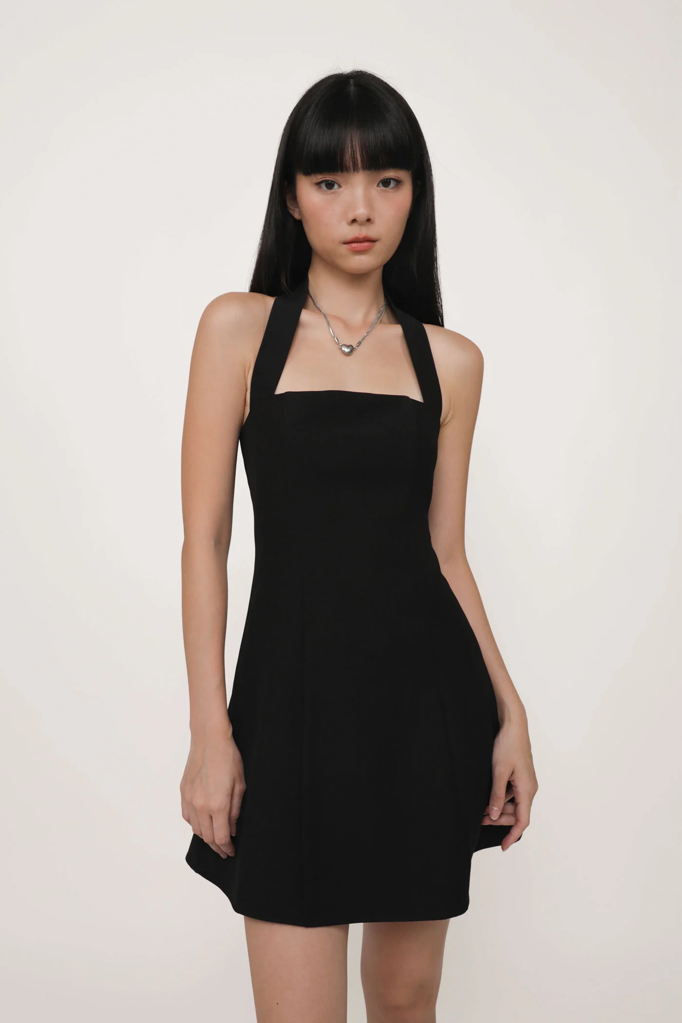 Lynette Halter Flare Dress - Image 3