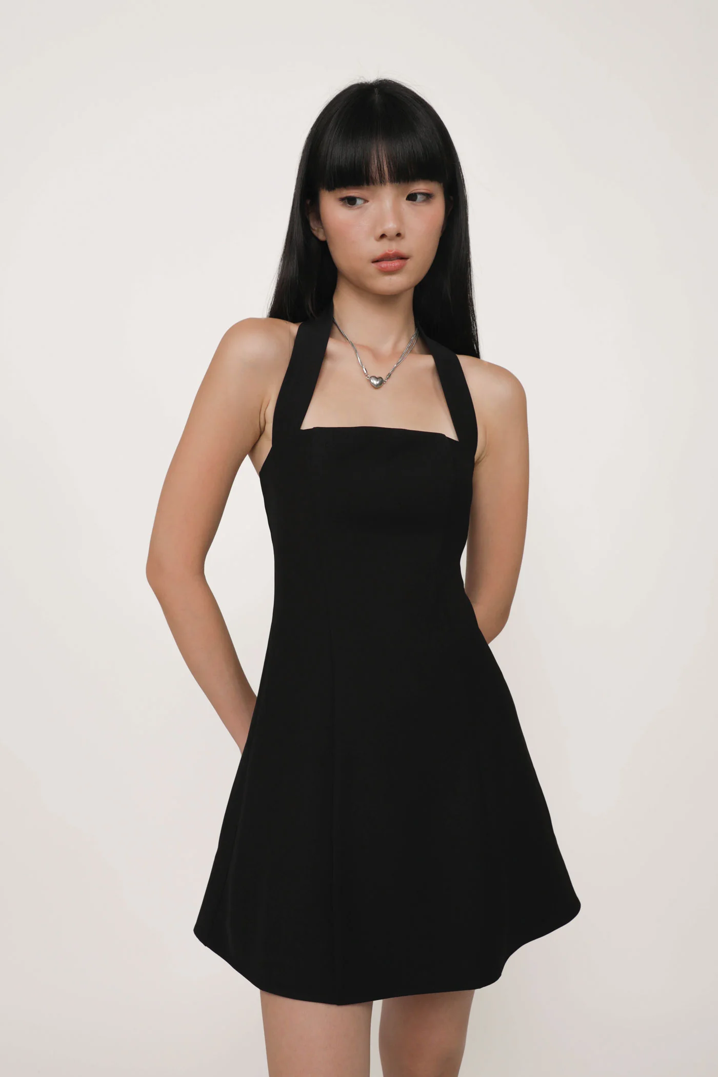 Lynette Halter Flare Dress - Image 5