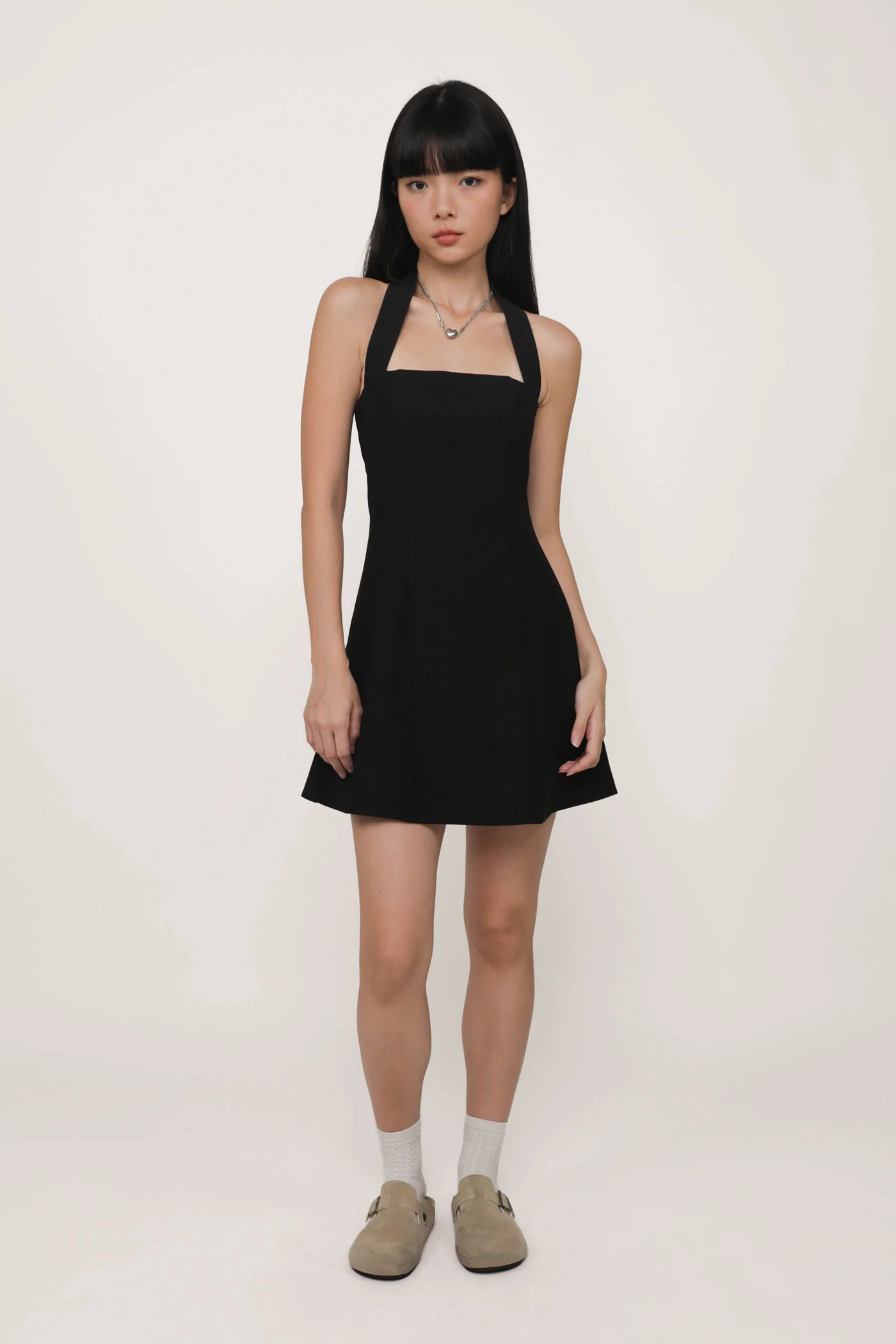 Lynette Halter Flare Dress - Image 6