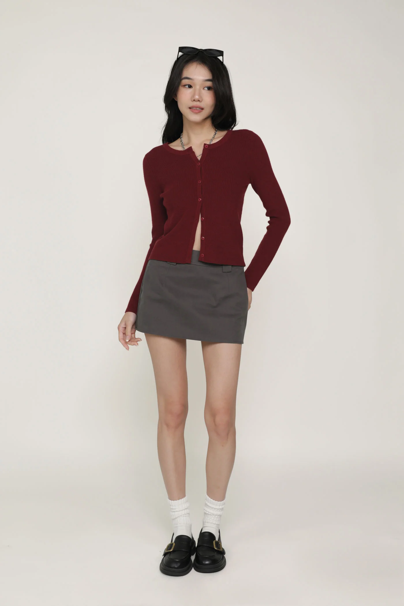 Maddie Mid Rise Basic Skorts - Image 10