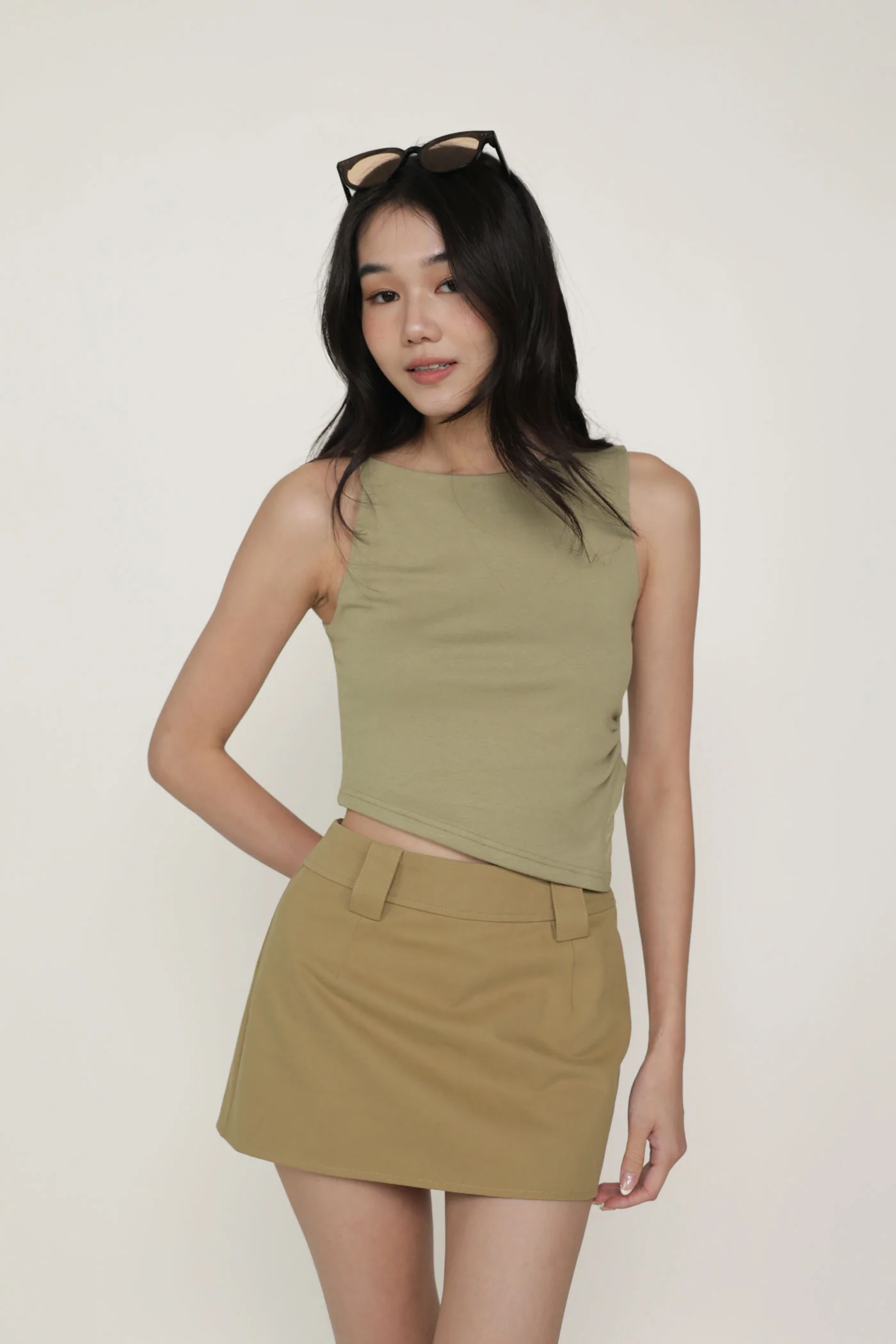 Maddie Mid Rise Basic Skorts - Image 30