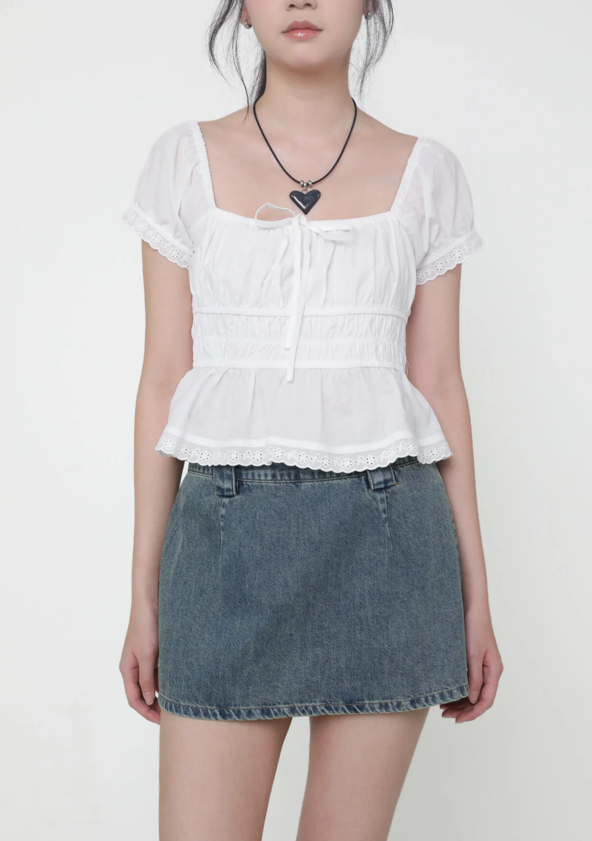 Maddie Mid Rise Cotton Skorts - Image 9