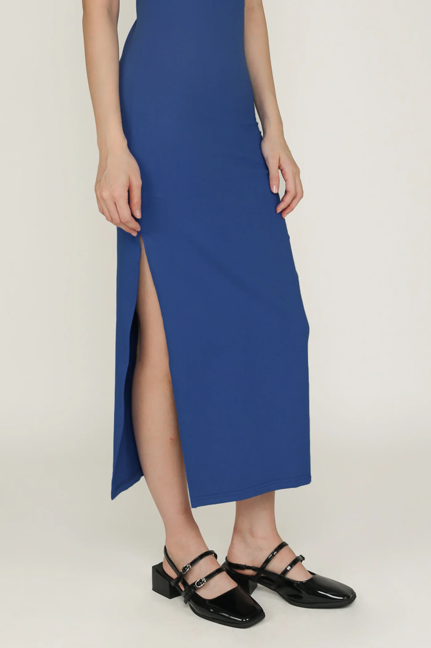 Mae Mandarin Collared Maxi Dress - Image 17