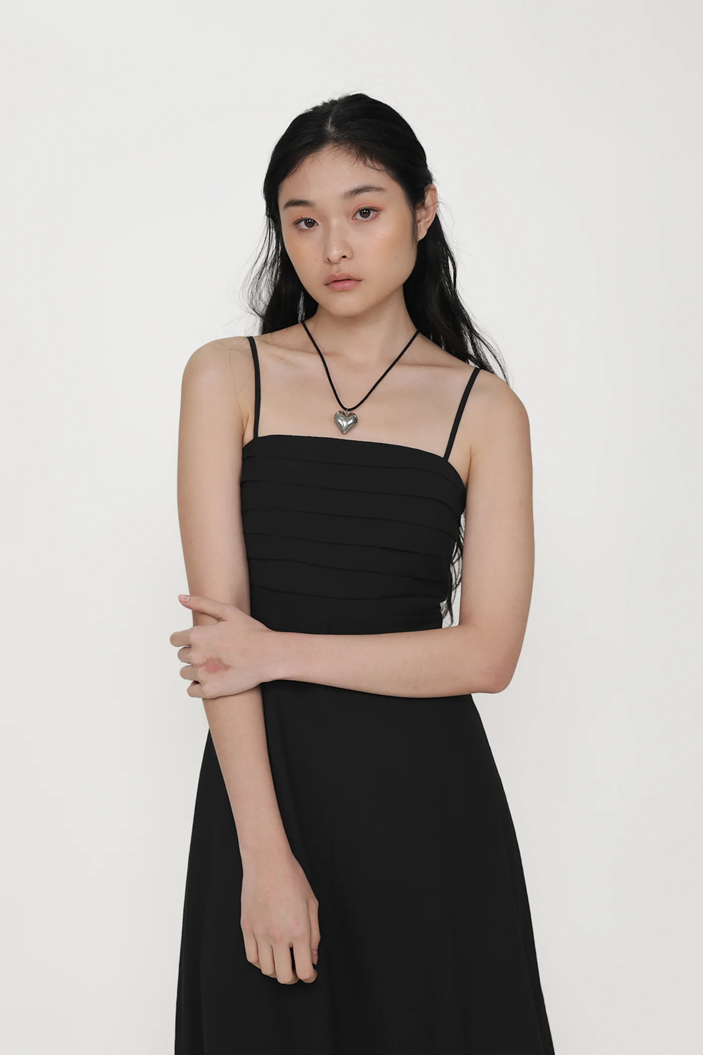 Maiya Pleated Midi Dress - Image 11